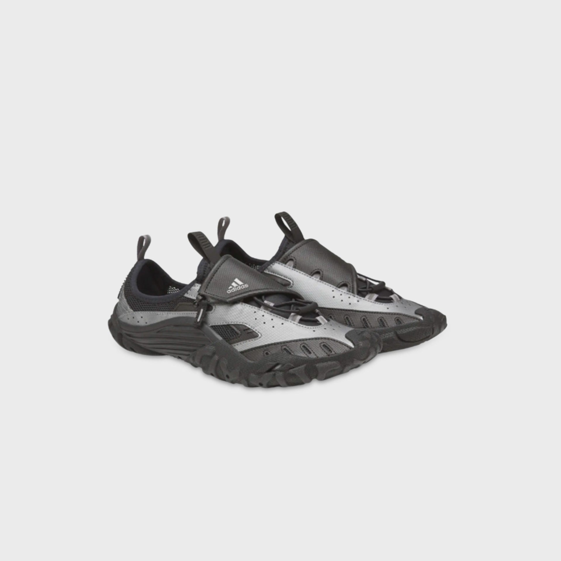 adidas x Pharrell Williams Water Moc - Core Black / Silver Metallic