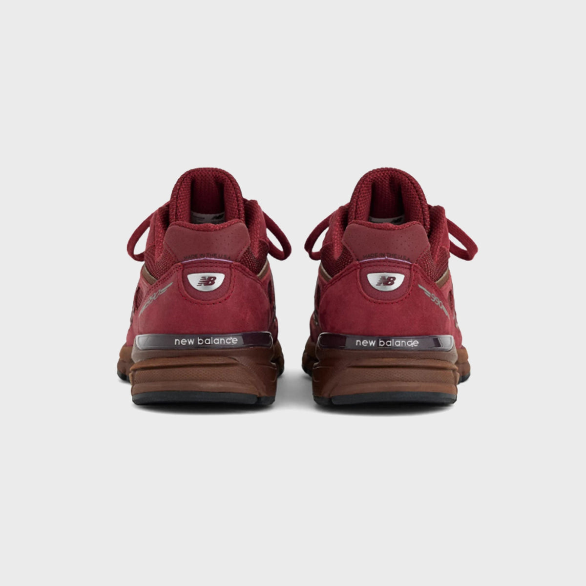 New Balance Made in USA 990v4 - Burgundy / Pumpernickel