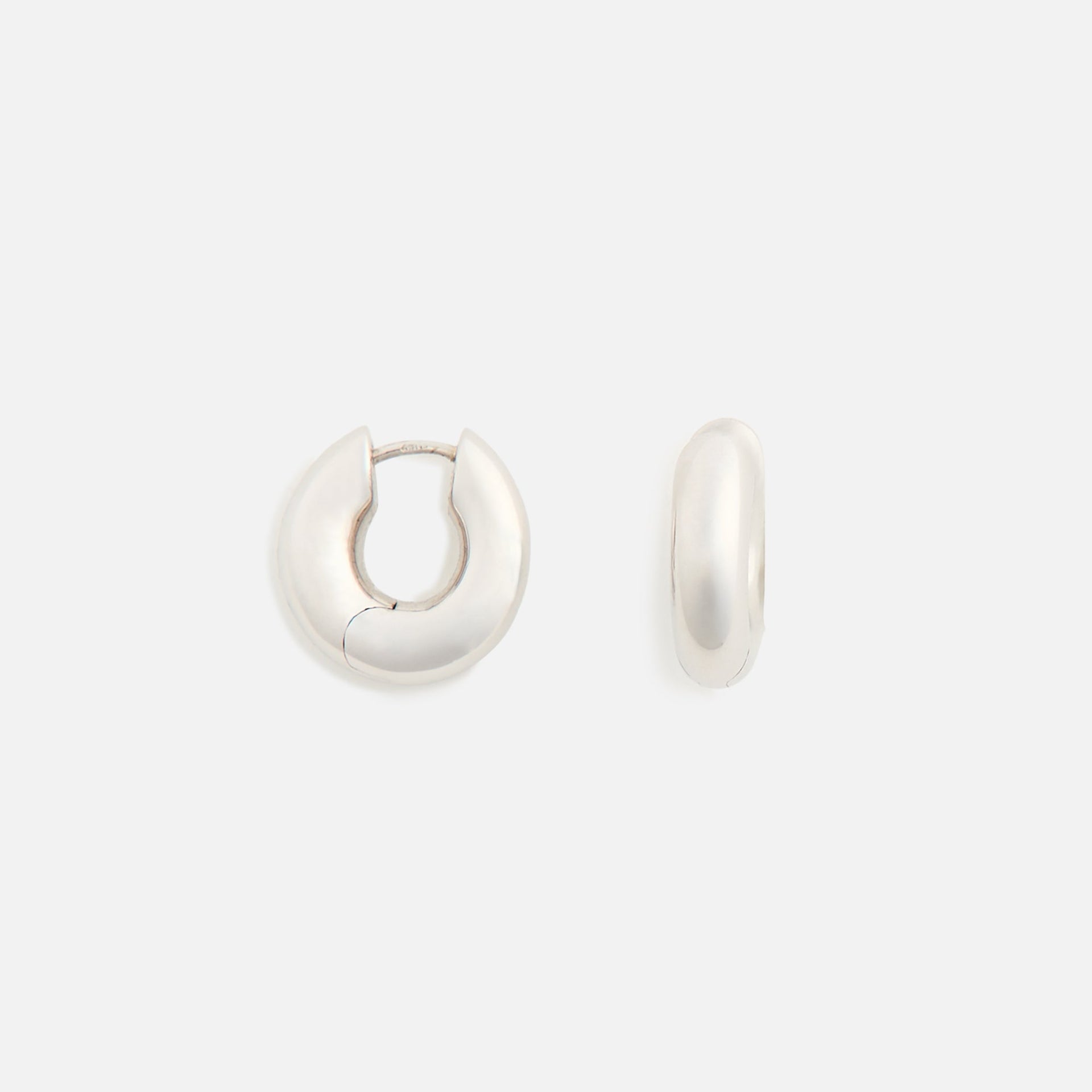 Tom Wood Chunky Hoops Small 925 Sterling - Silver