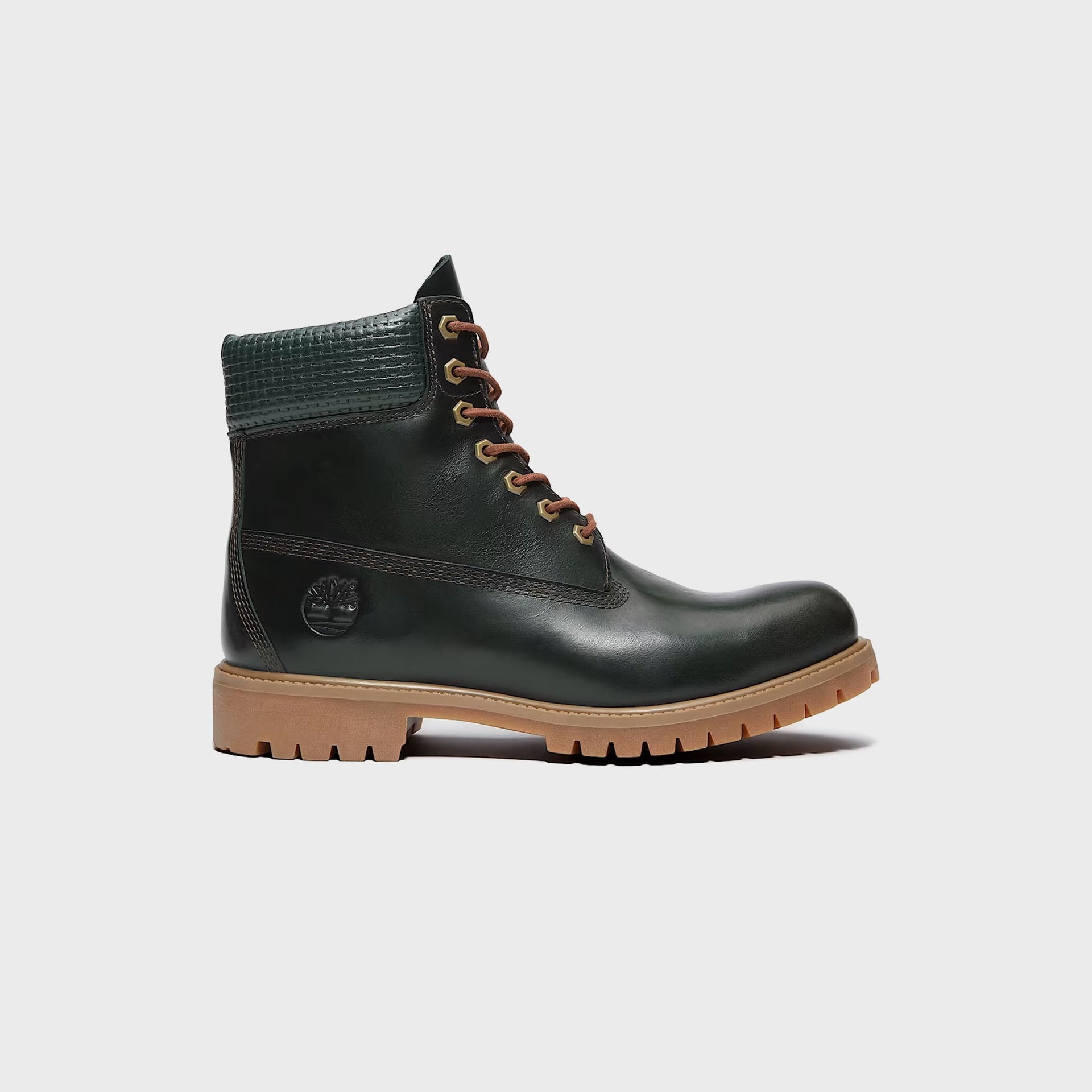 Timberland Emerald Woods 6 Inch Waterproof Boot - Black Nubuck / Dark Green