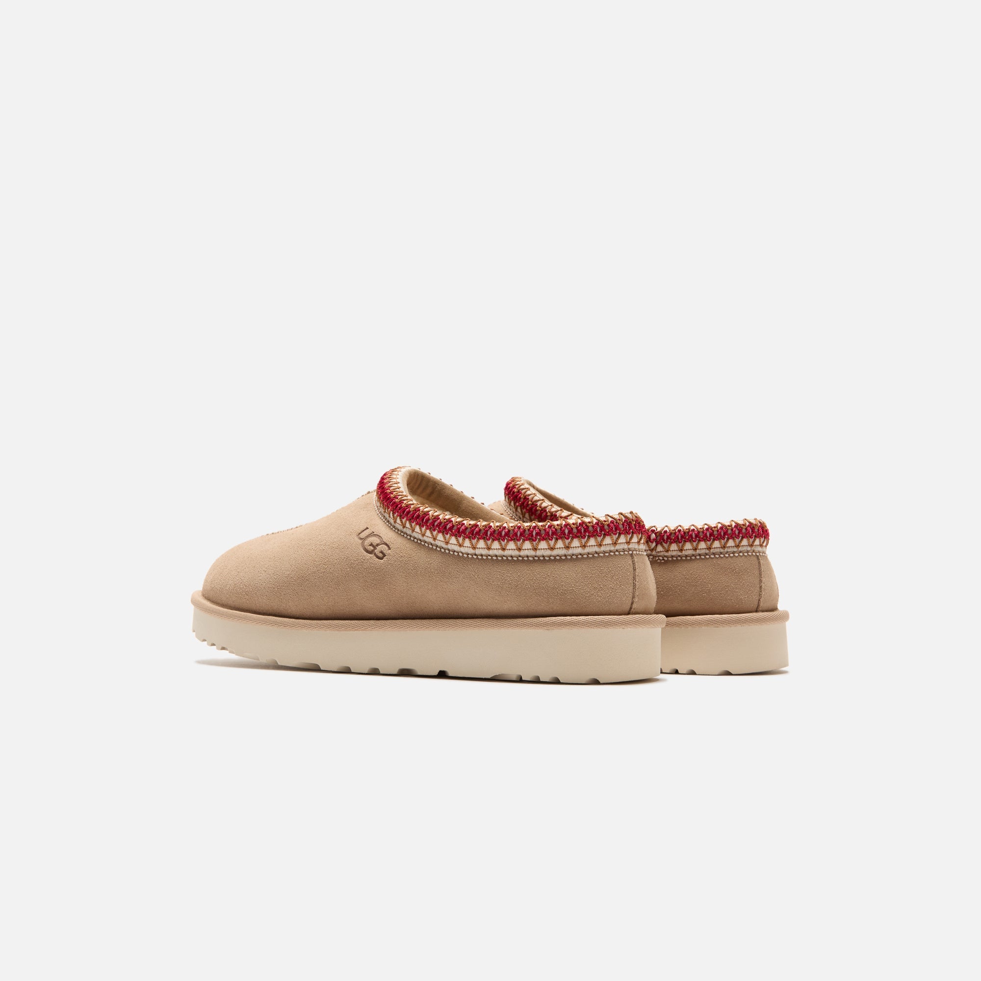UGG WMNS Tasman - Sand / Dark Cherry – Kith Canada