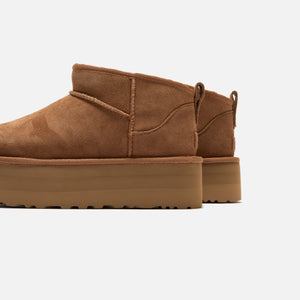 UGG WMNS Classic Ultra Mini Platform - Chestnut