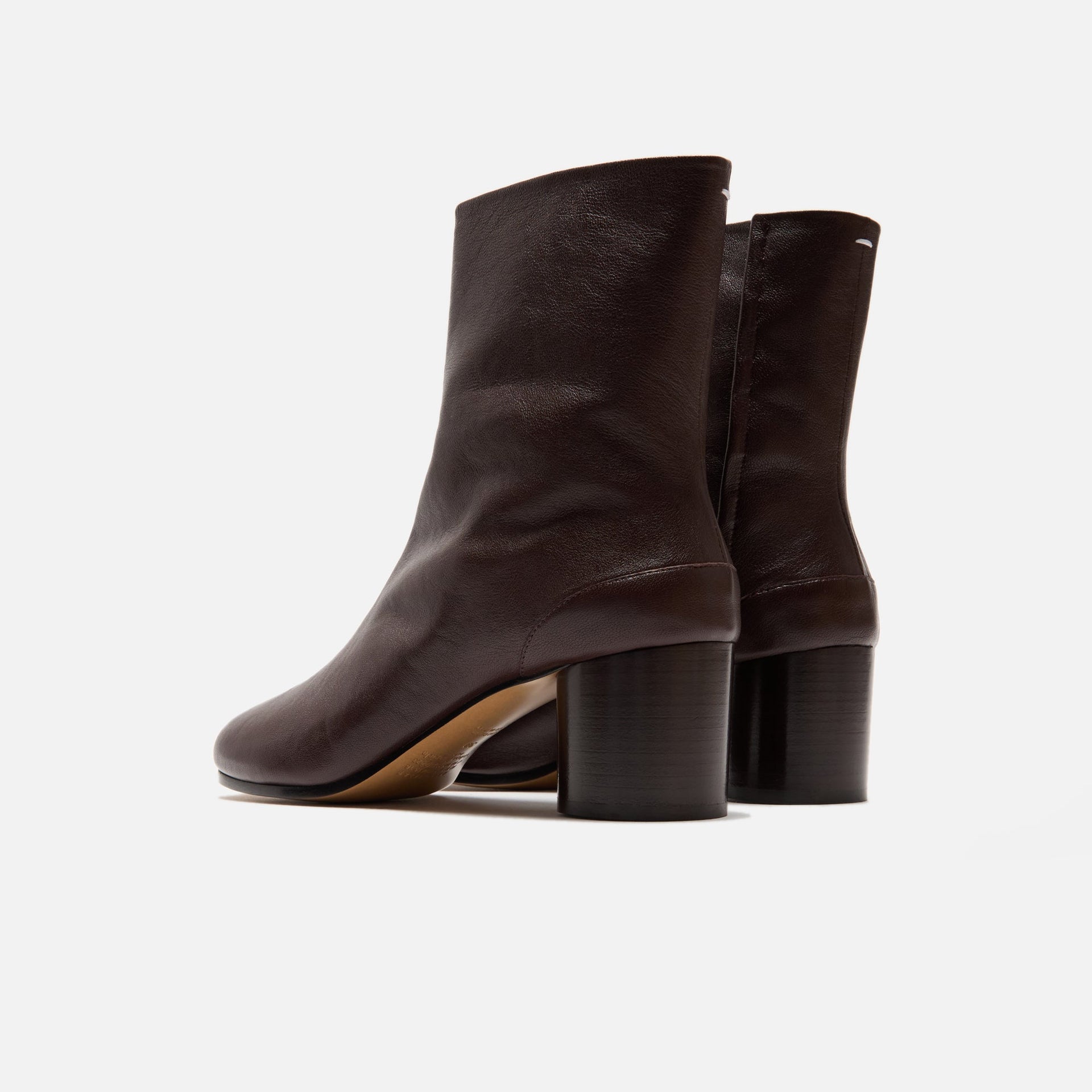 Maison Margiela WMNS Tabi Ankle Boots - Chic Brown