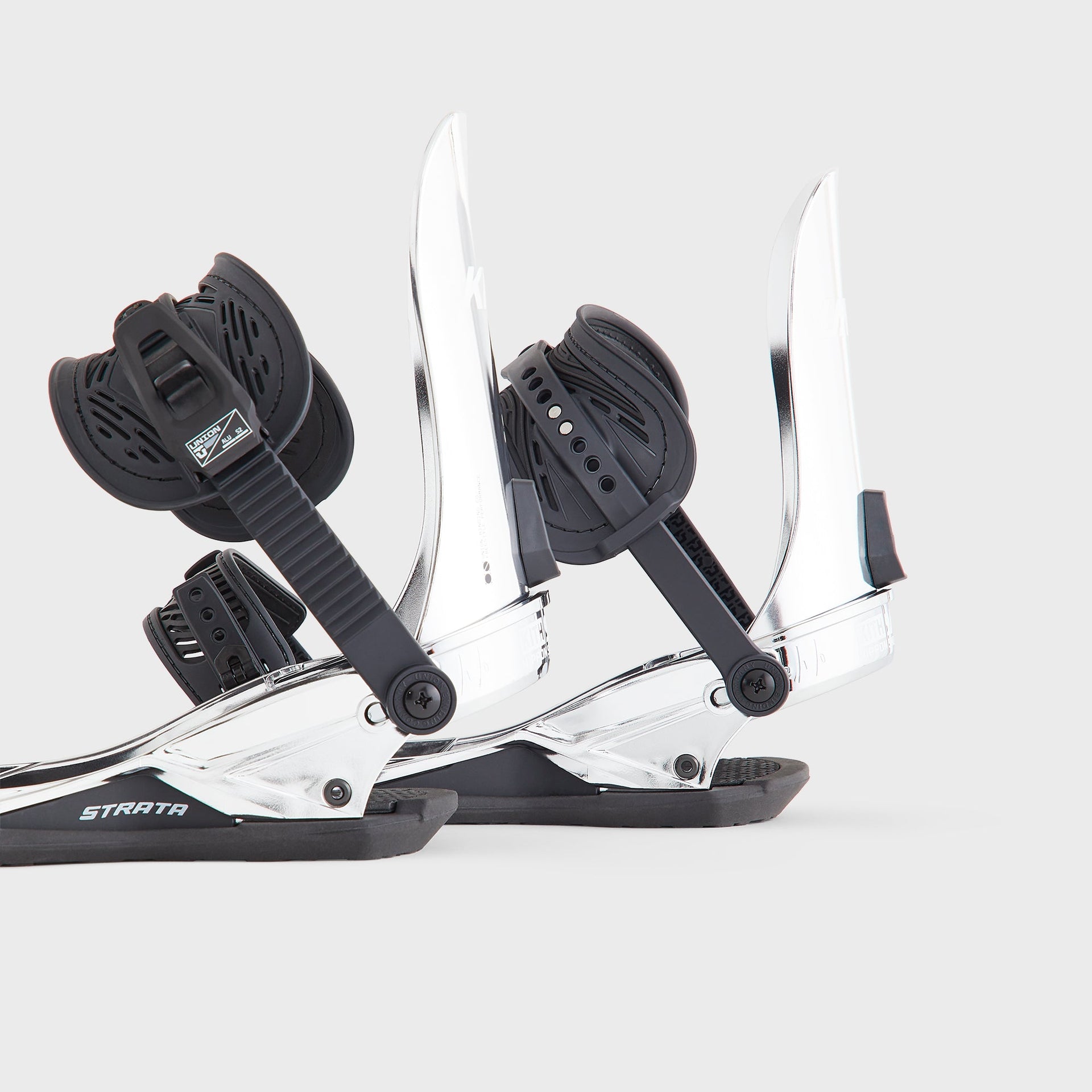 Kith for Union Binding Company Strata Snowboard Binding - Chrome