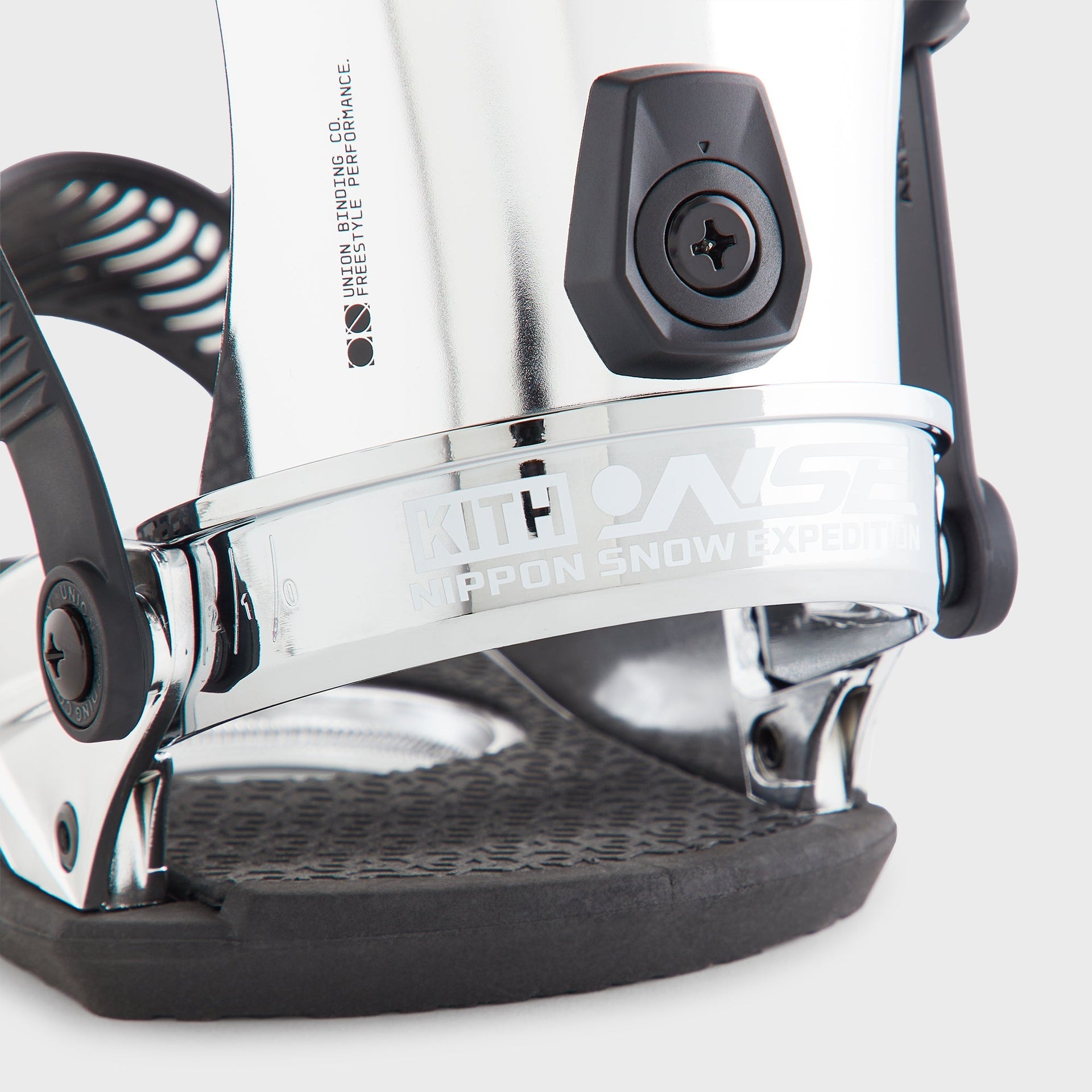 Kith for Union Binding Company Strata Snowboard Binding - Chrome - PH