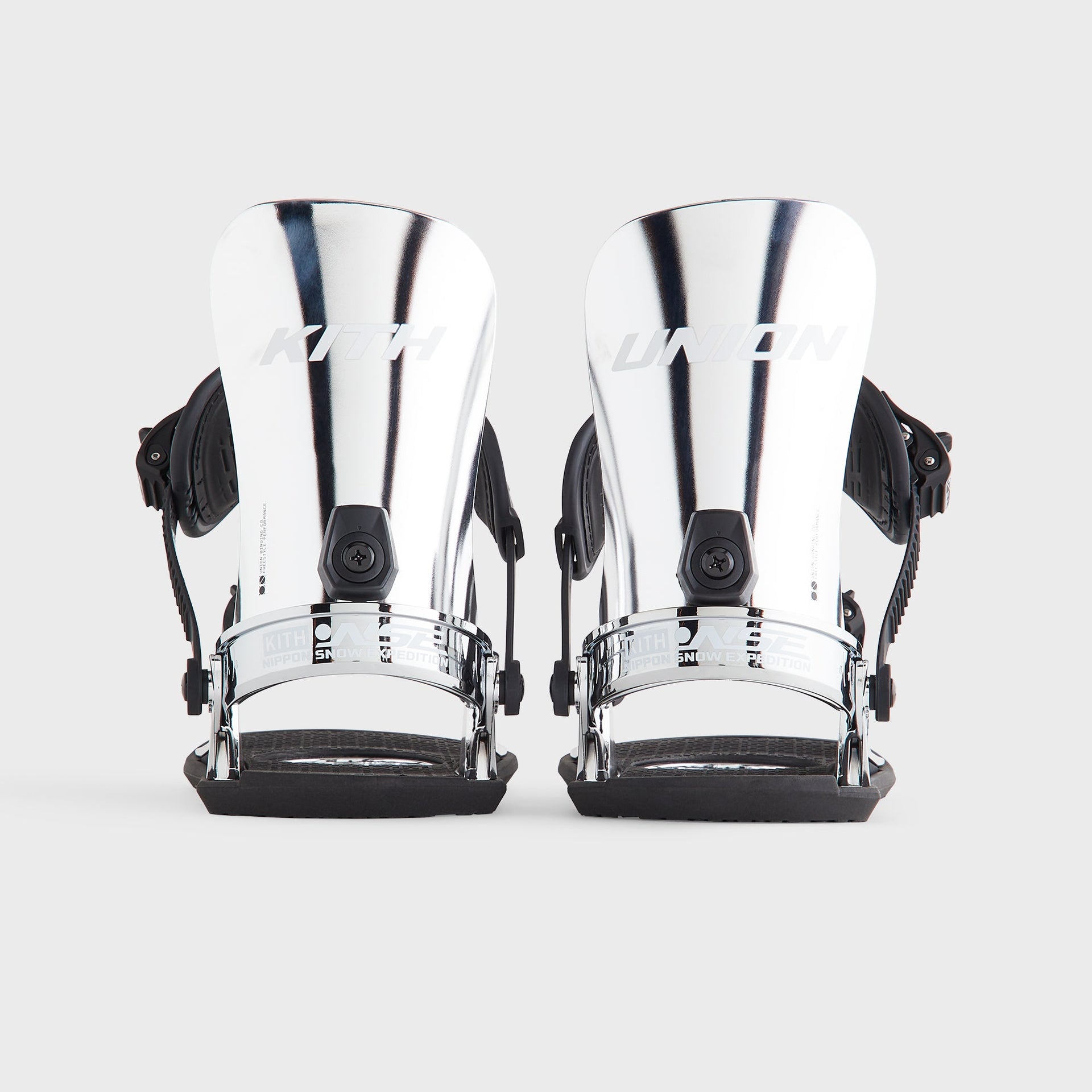 Kith for Union Binding Company Strata Snowboard Binding - Chrome
