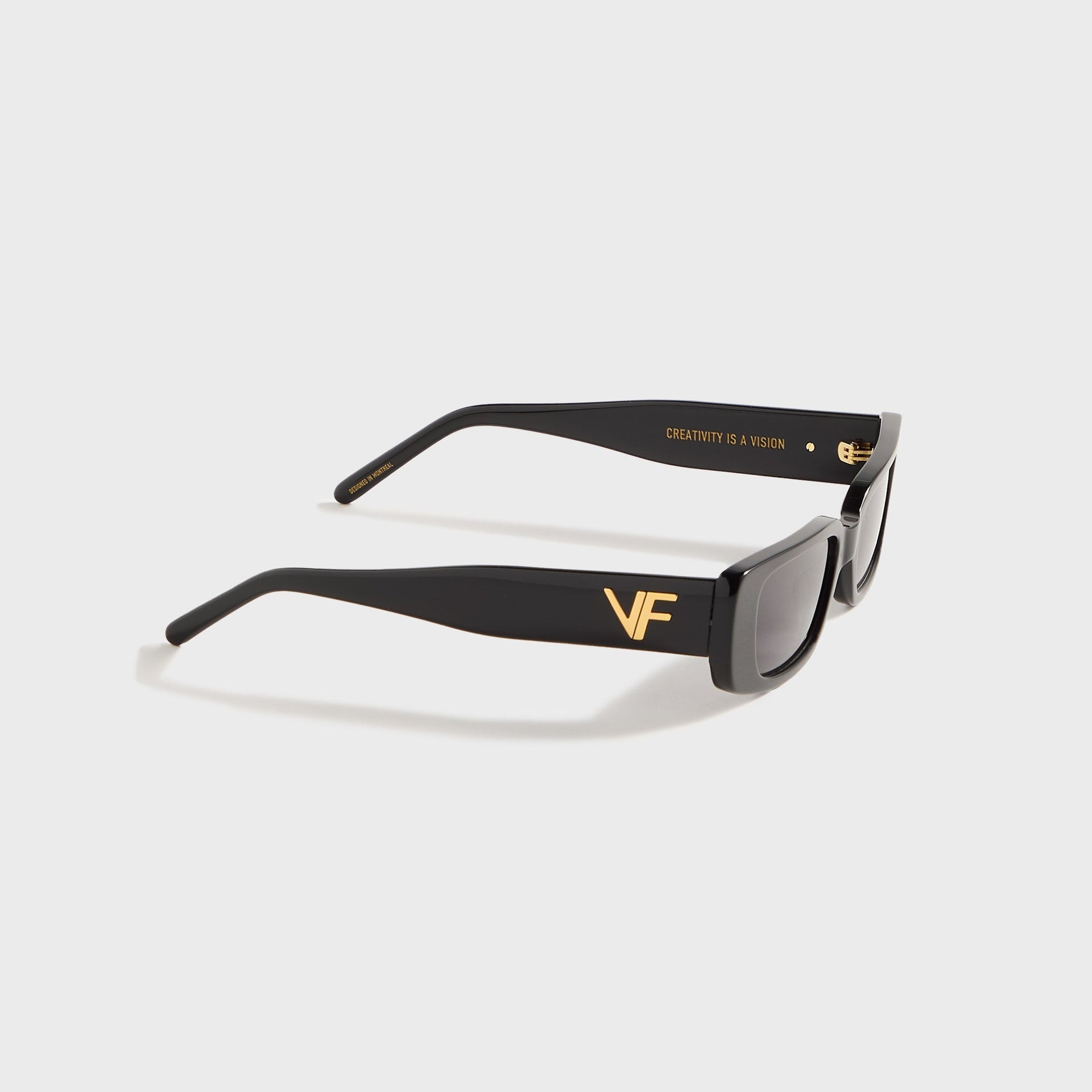 Vintage Frames Soho Black Acetate - Black / Jet Black