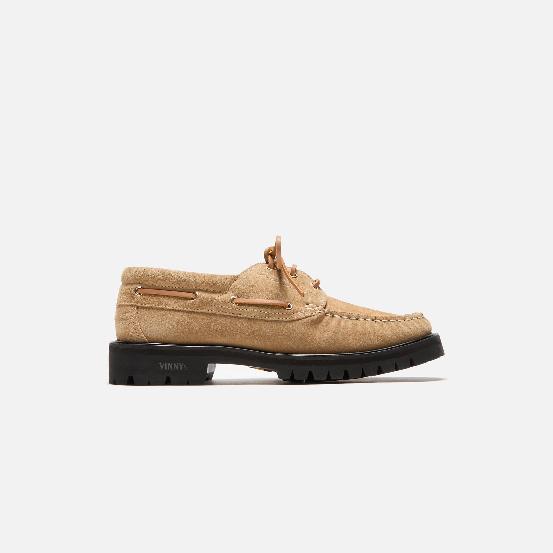 VINNY's Aztec Boat Shoe - Sand Suede