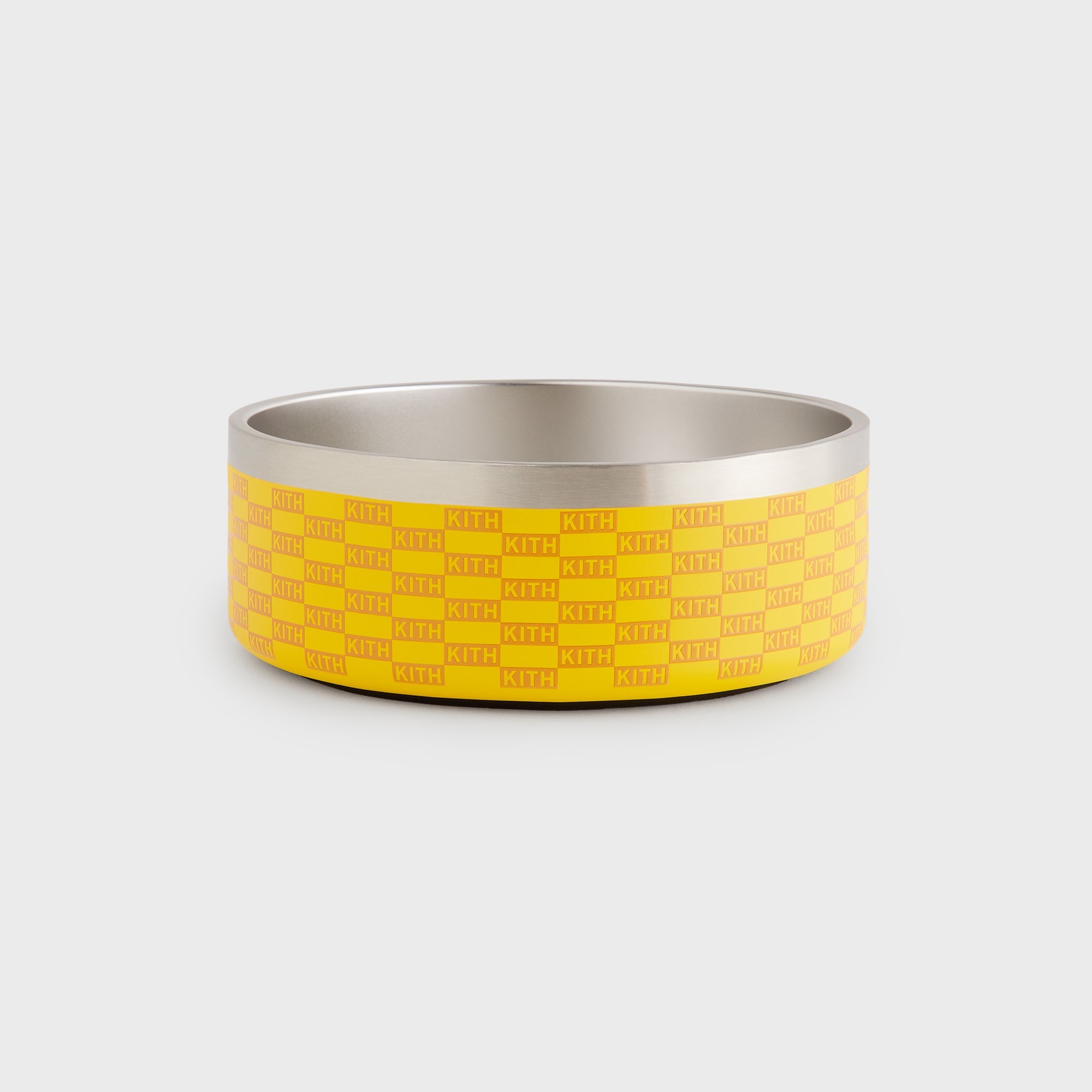 Kith x wagwear メタルドッグボウル イエロー Kith for wagwear Metal Dog Bowl - Yellow – Kith Canada