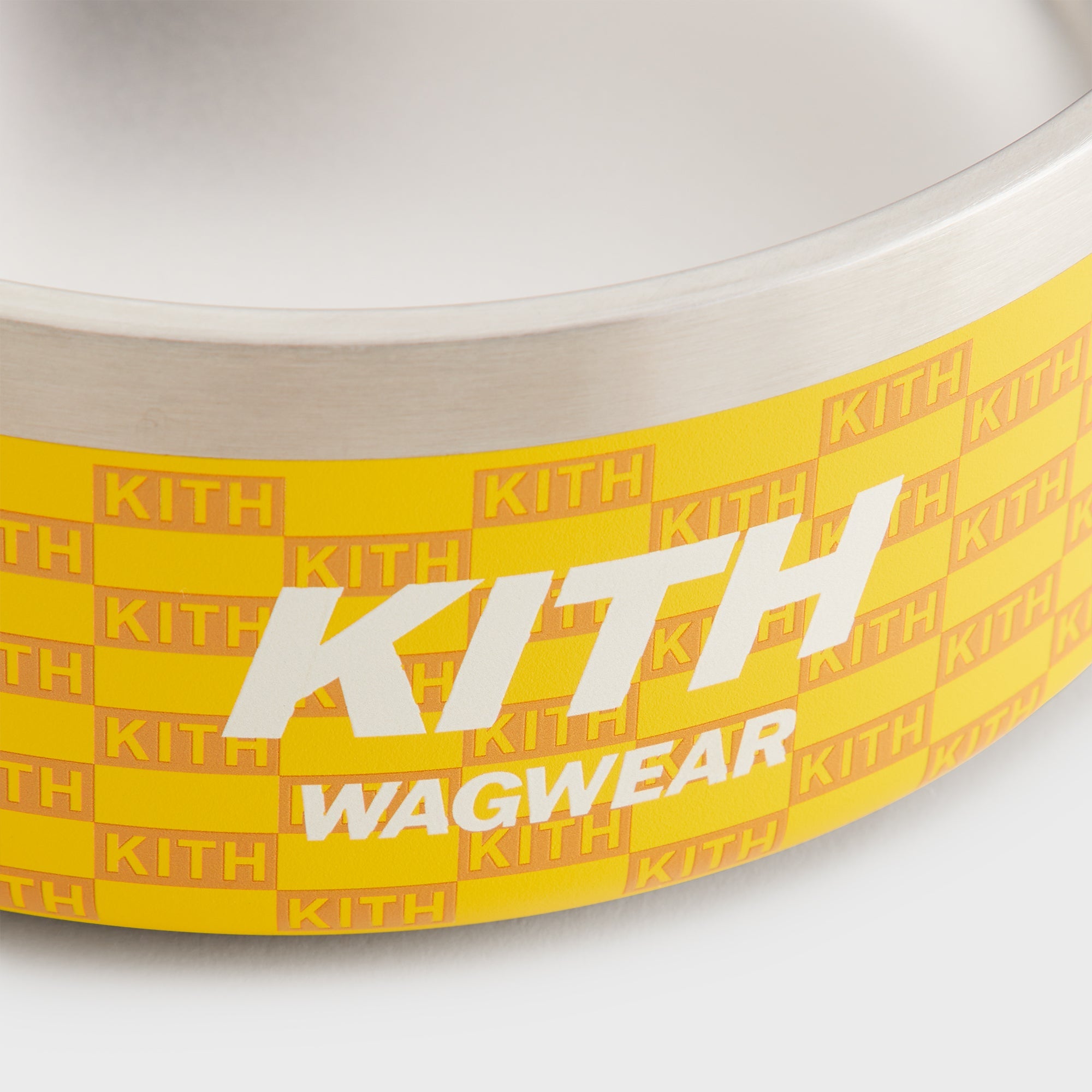 Kith for wagwear Metal Dog Bowl - Yellow – Kith Canada