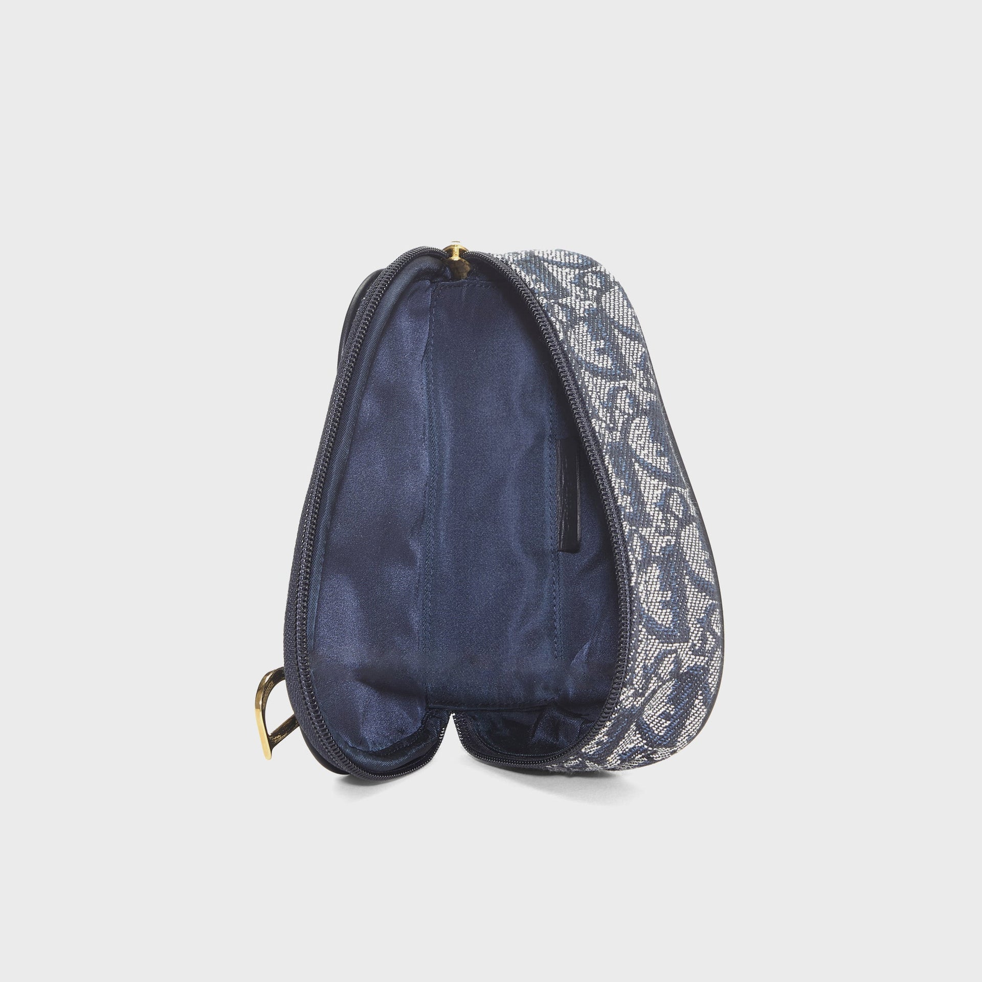 WGACA Dior Navy Trotter Saddle Pouch - Navy