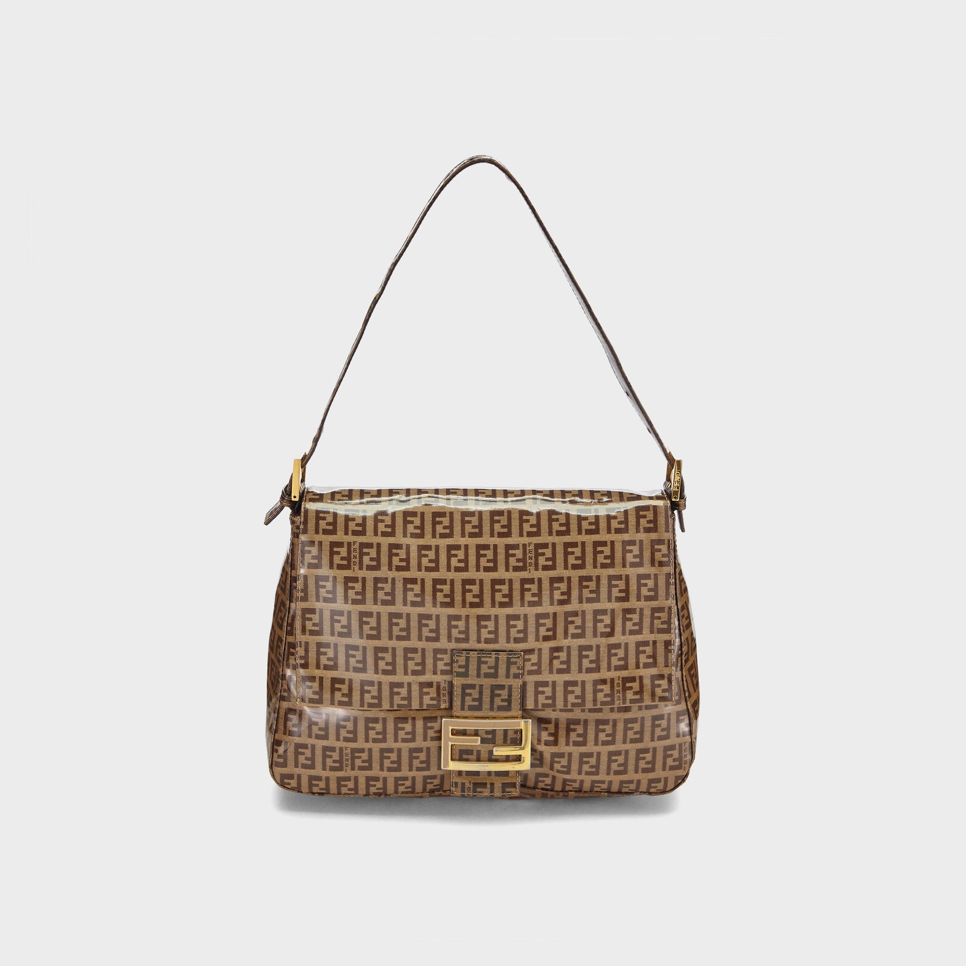 WGACA Fendi Patent Mamma - Brown