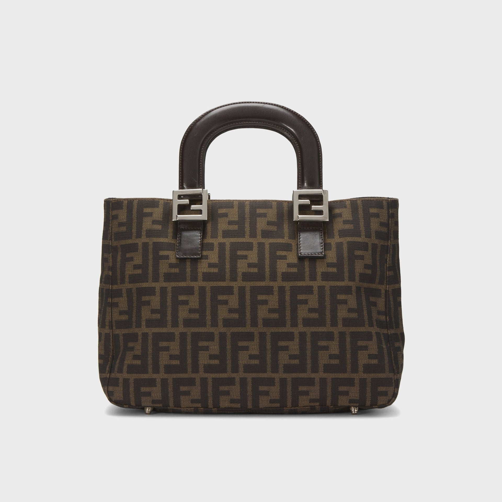 WGACA Fendi Zucca Canvas Baguette - Black