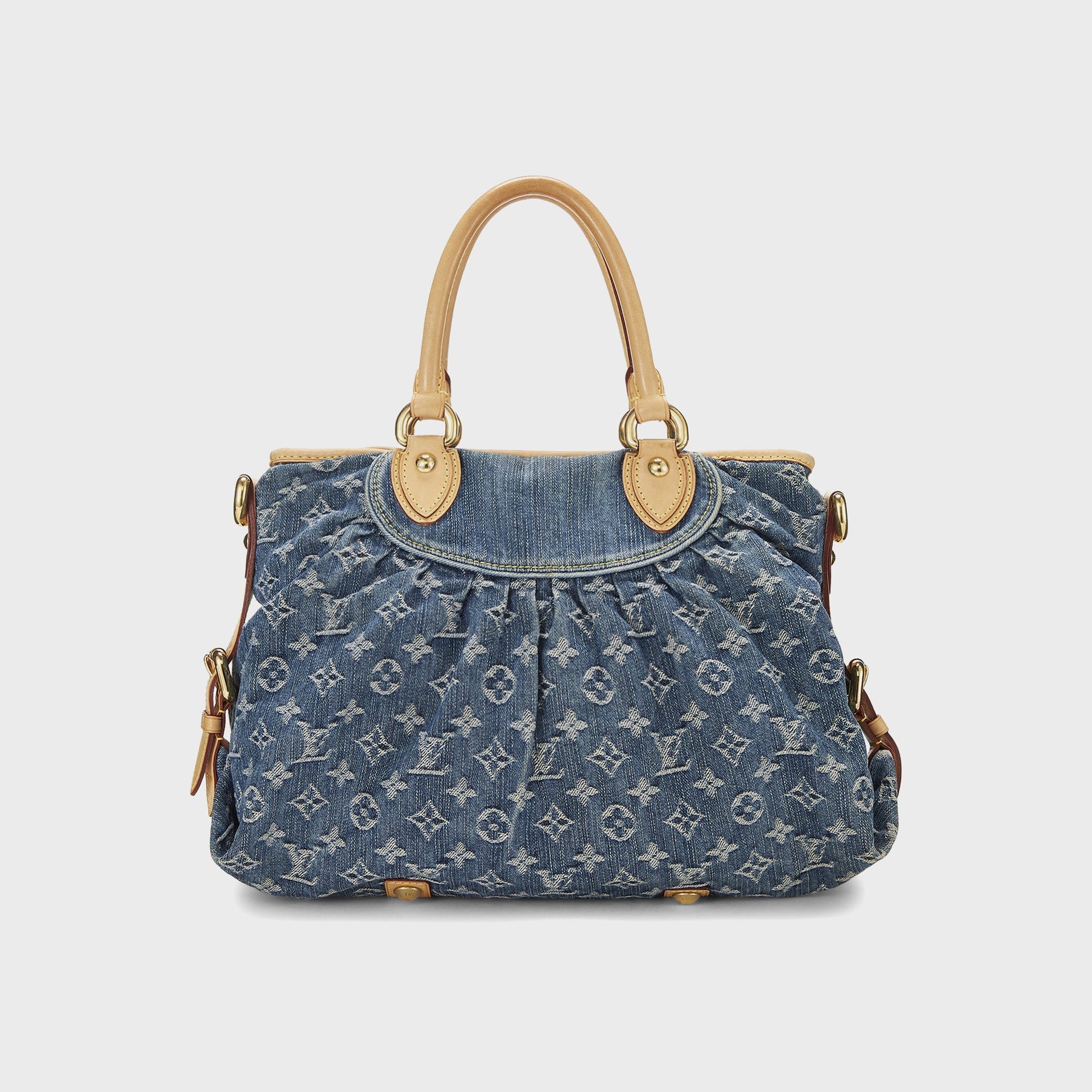 WGACA Louis Vuitton Denim Neo Cabby MM - Blue