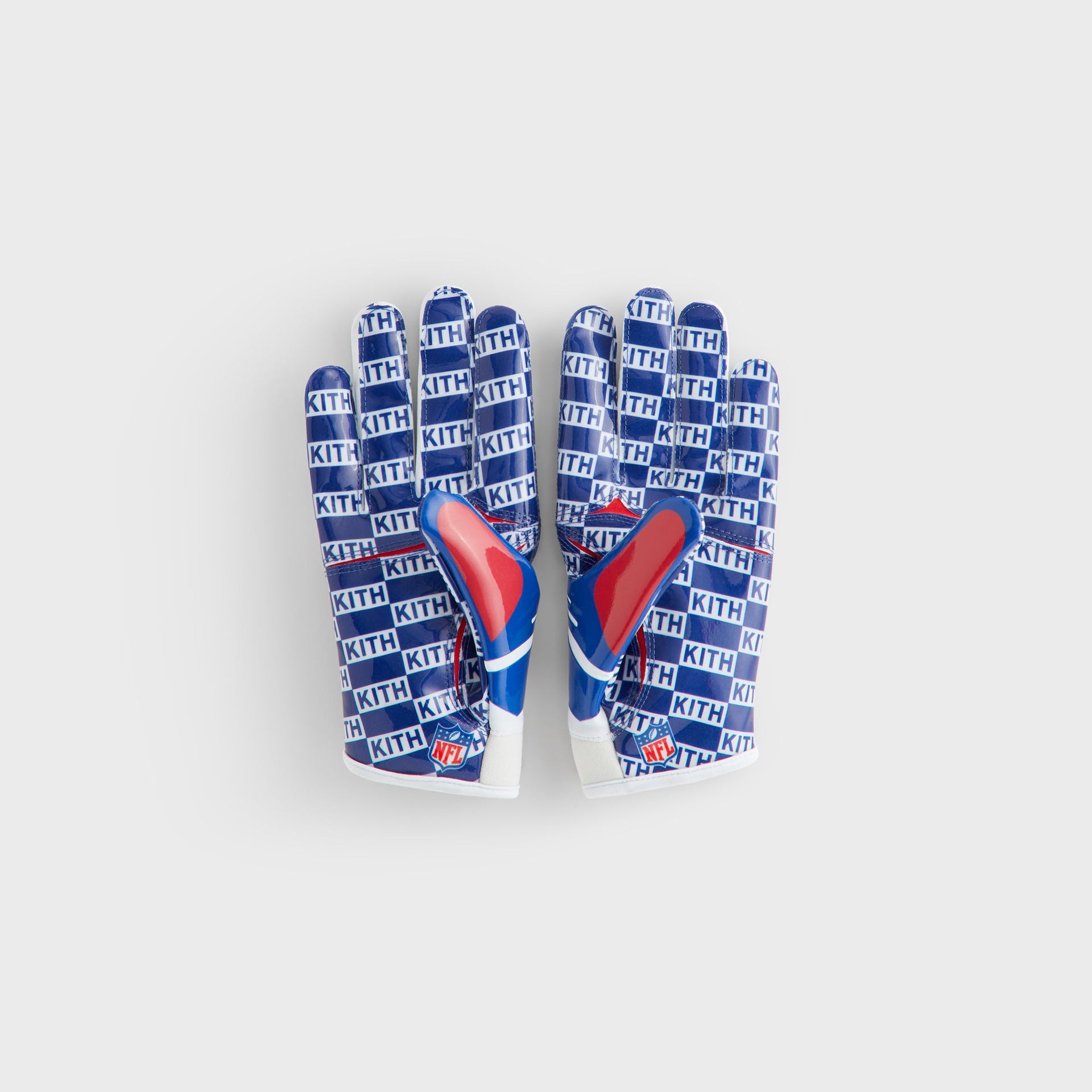 Kith & Wilson for the NFL Receiver Gloves - Blue / White
