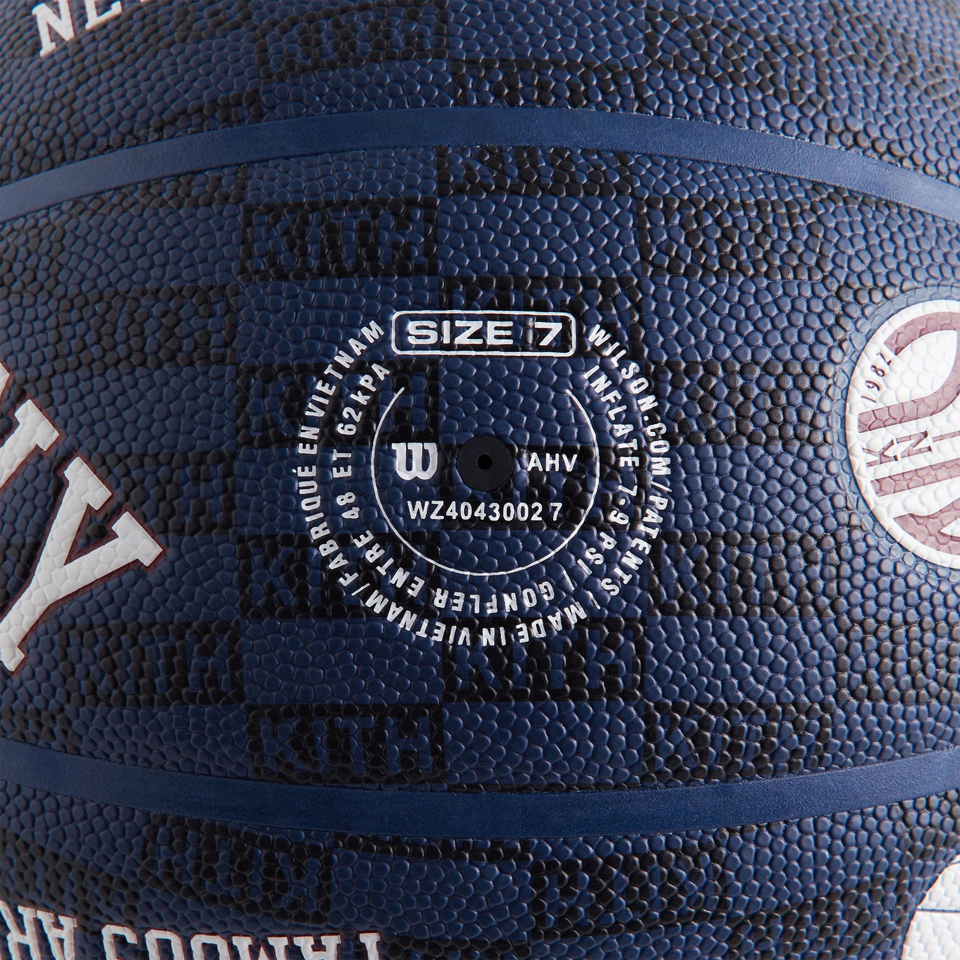 Kith & Wilson for the New York Knicks Basketball - Navy