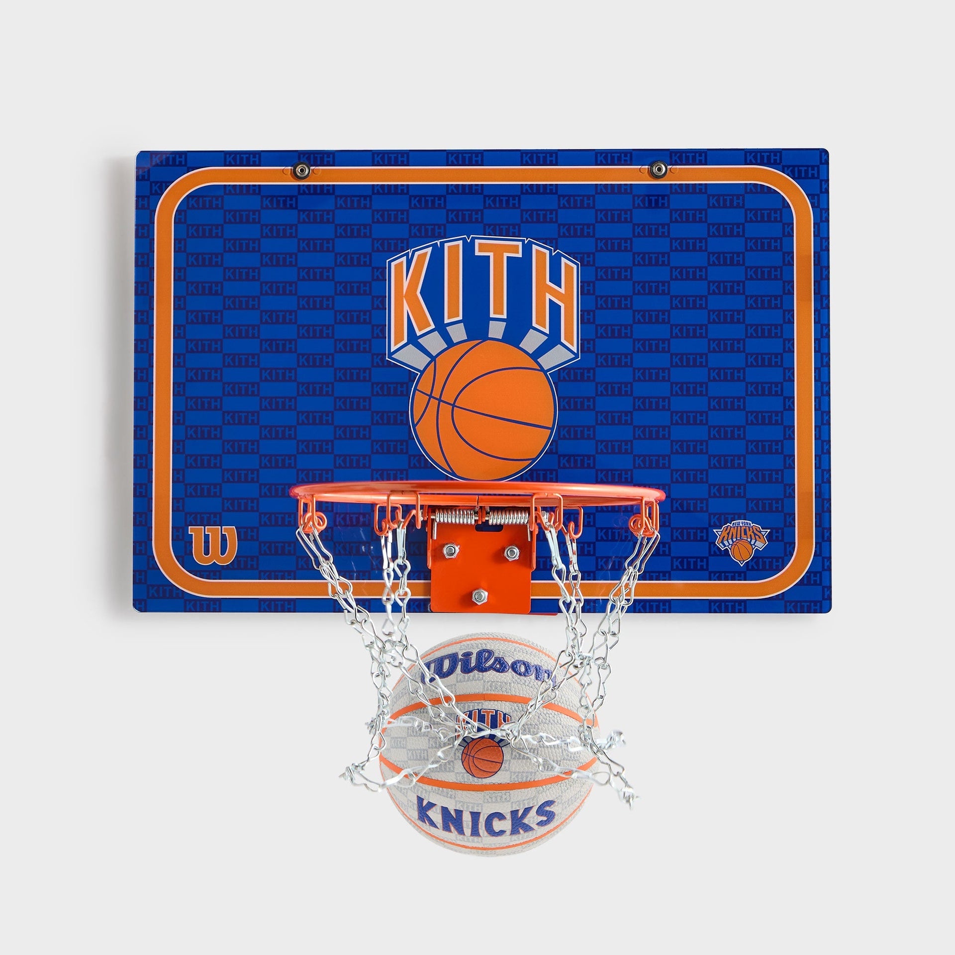 Kith & Wilson for the New York Knicks Mini Hoop - Navy / Orange - PH