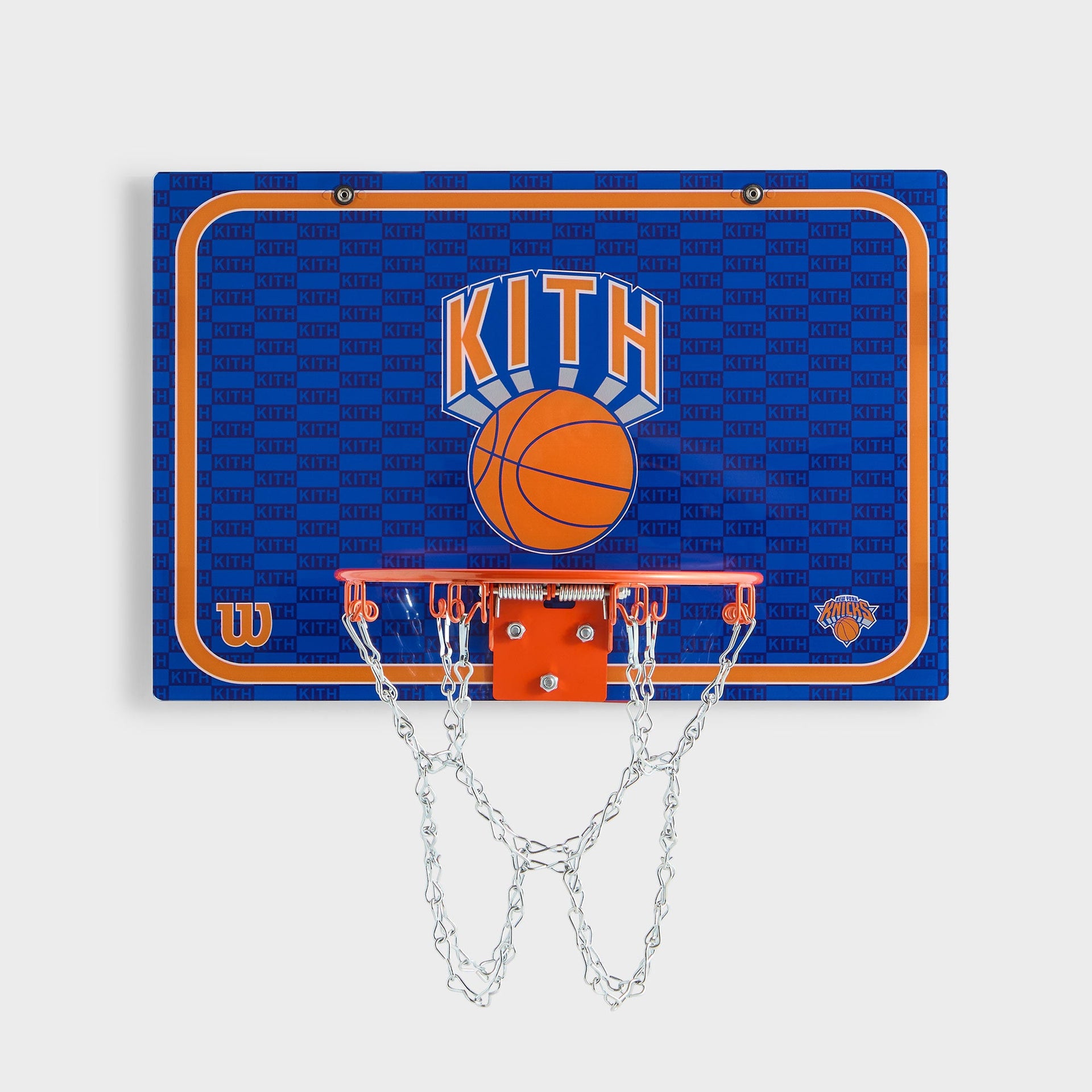 Kith & Wilson for the New York Knicks Mini Hoop - Navy / Orange