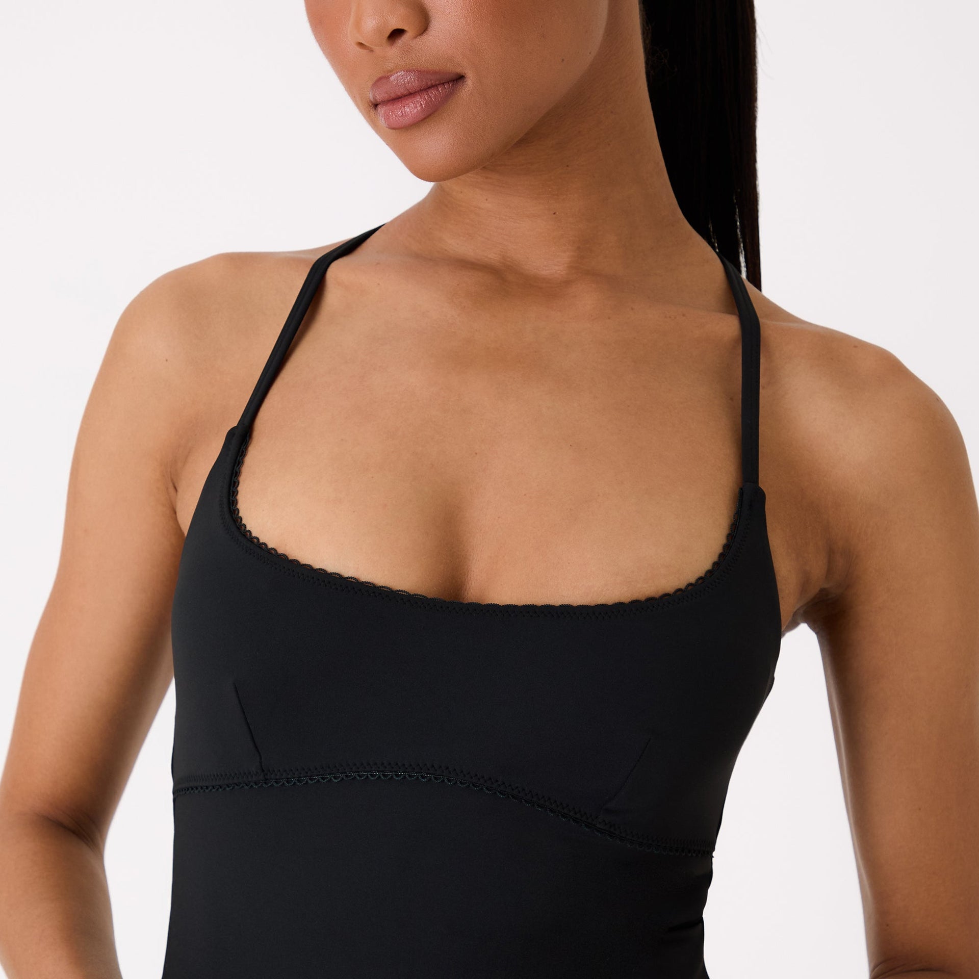 Kith Women Nadia Active Halter Tank - Black