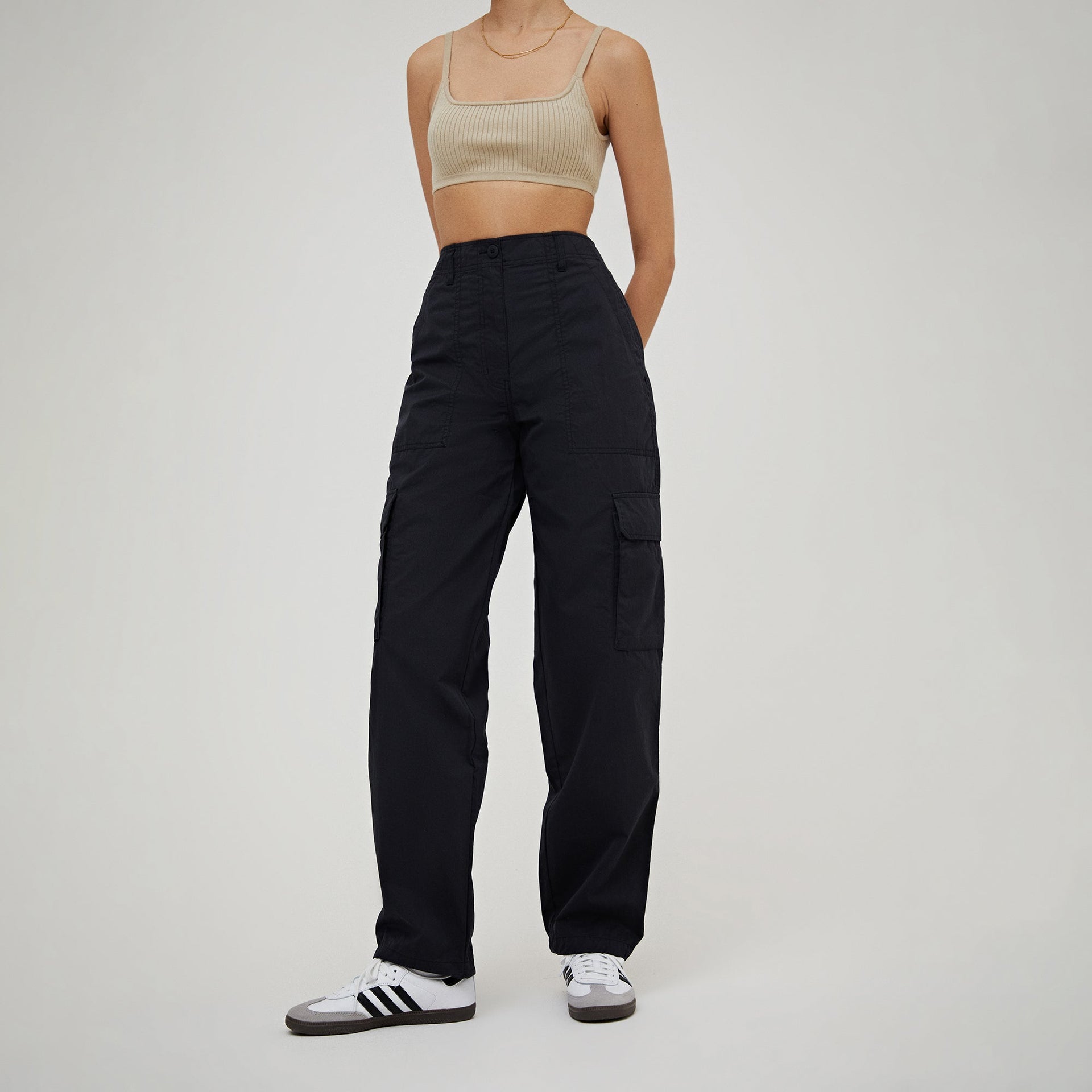 Kith Women Evans Cotton Nylon Utility Pant - Mass