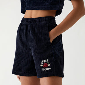 Kith Women Rayne Bonded Pointelle Short - Nocturnal