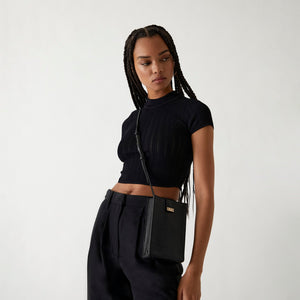 Kith Women Emmett Croc Mini Bag - Black