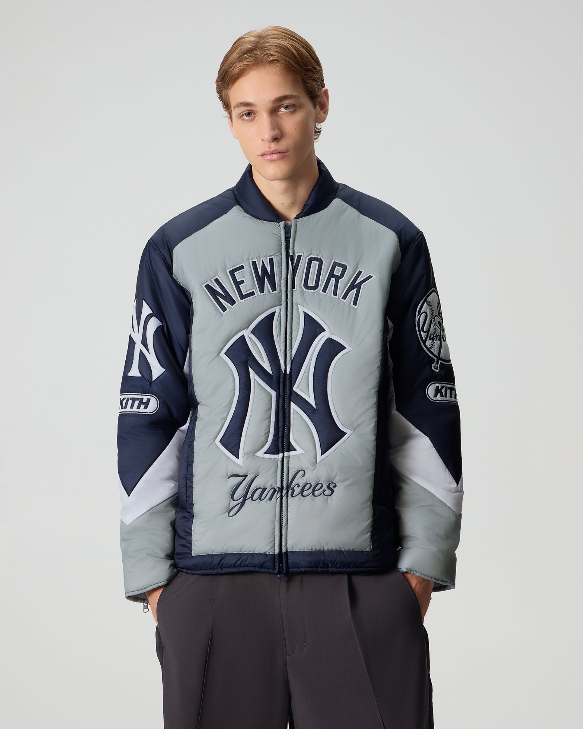 KITH New York Yankees コーチジャケット　　L KITH New York Yankees コーチジャケット L KITH キス Wool