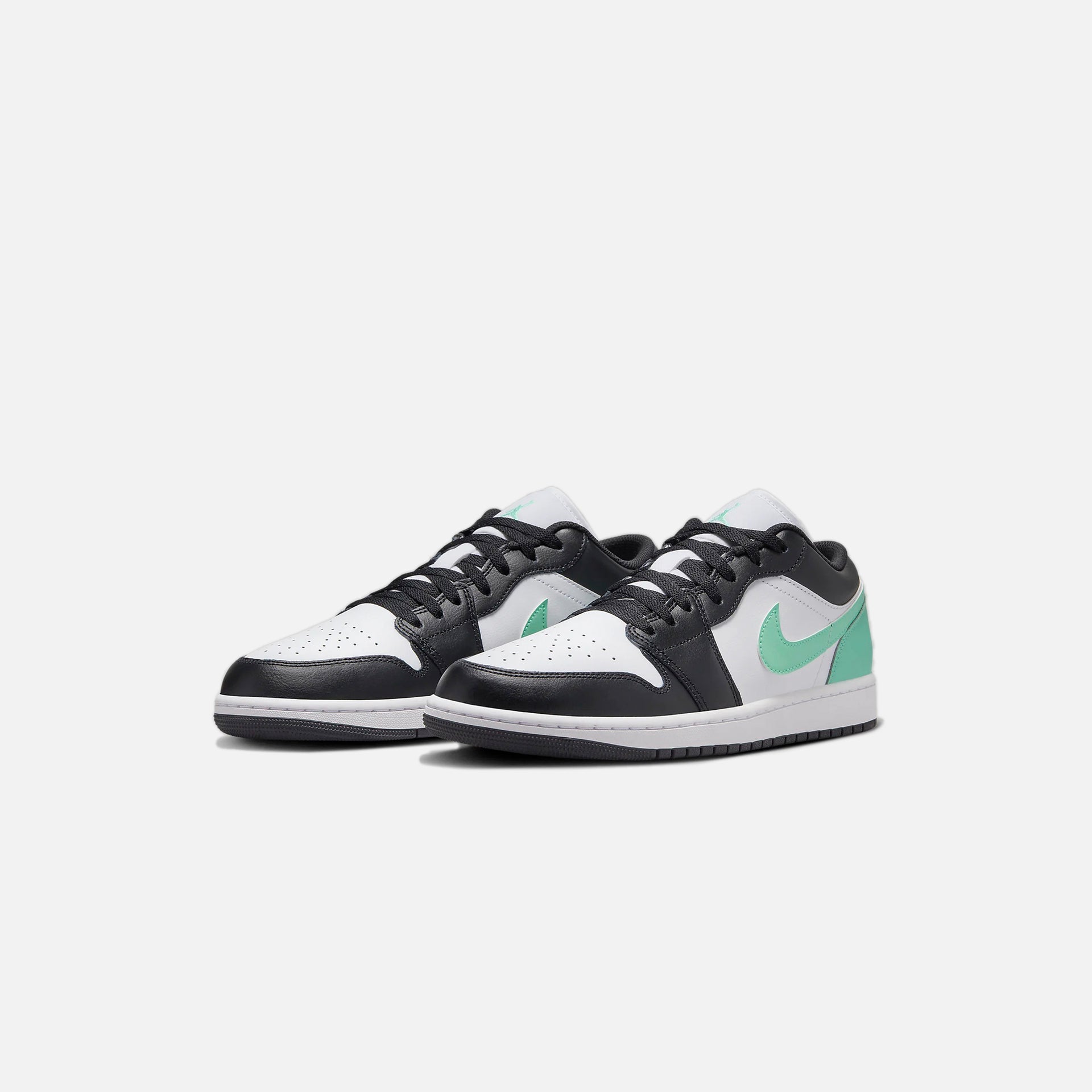 Nike Air Jordan 1 Low - White / Black / Green Glow