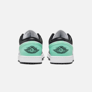 Nike Air Jordan 1 Low - White / Black / Green Glow