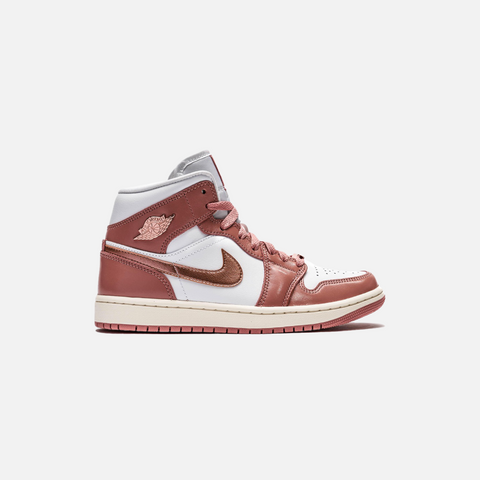 Nike WMNS Air Jordan 1 Mid SE - Red Stardust / Metallic