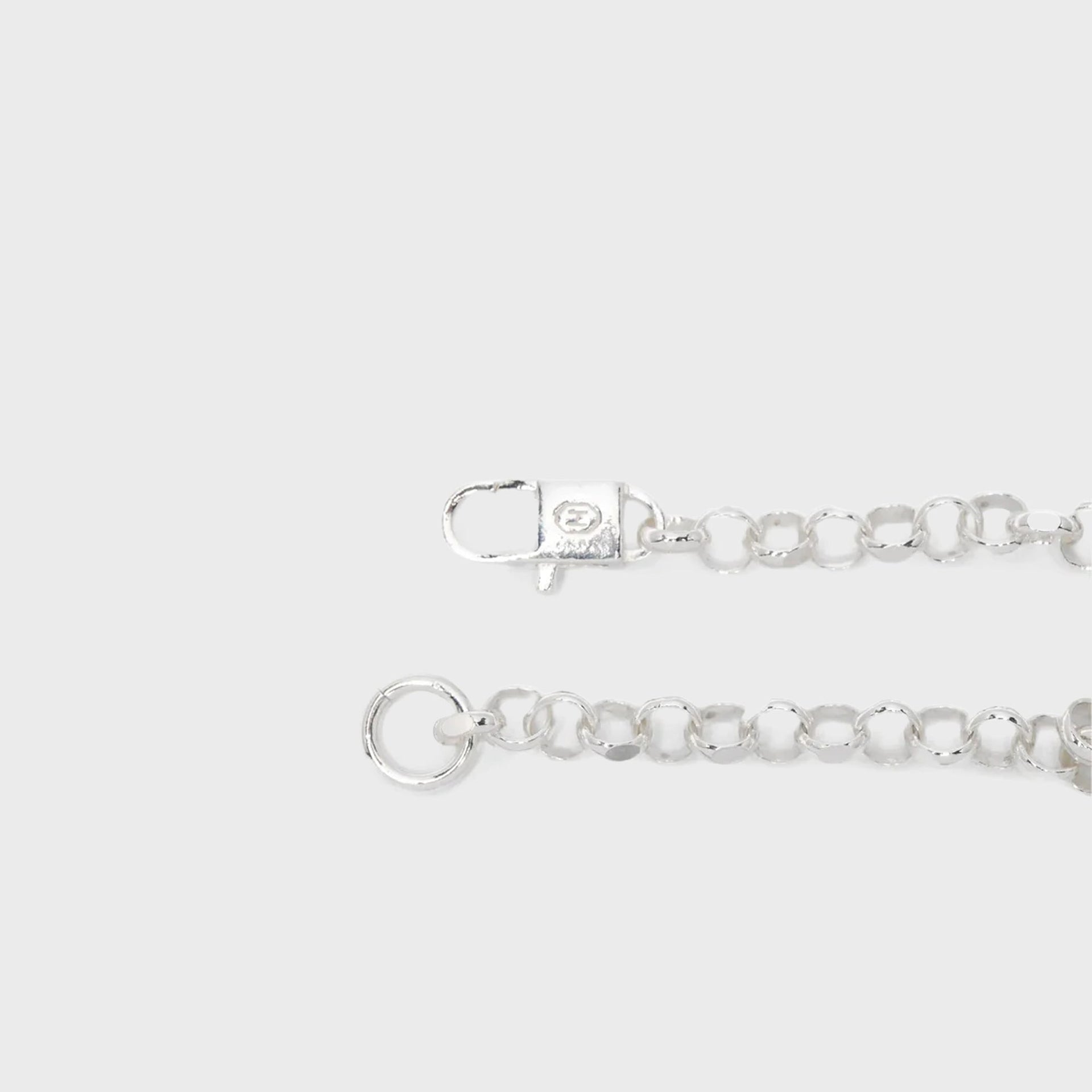 Diamond Cut Belcher Bracelet M In Silver