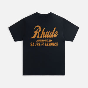 Rhude Sales And Service Tee - Vintage Black