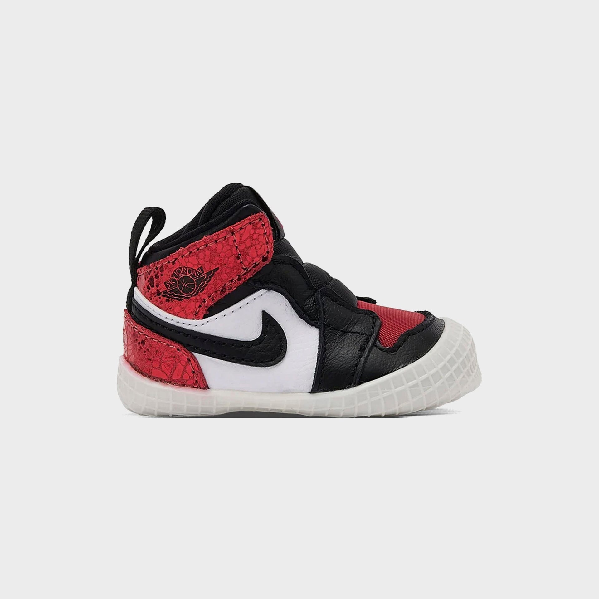 Jordan Air Jordan 1 Crib Bootie - Red / Black / White