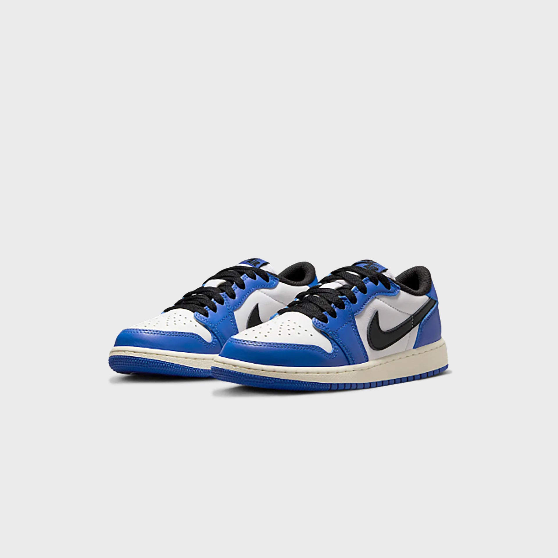 Jordan GS Air Jordan 1 Retro Low OG - White / Black / Royal / Sail