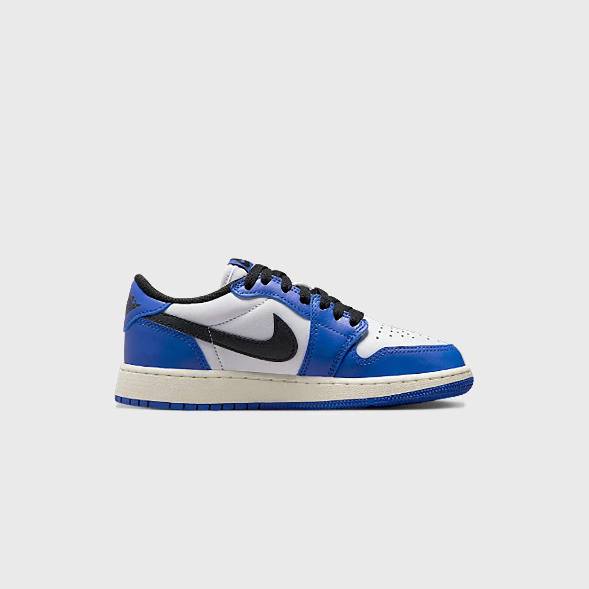 Jordan GS Air Jordan 1 Retro Low OG - White / Black / Royal / Sail