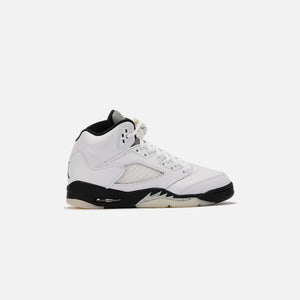 Jordan GS Air Jordan 5 Retro White Black Sail Metallic Silver Kith Canada