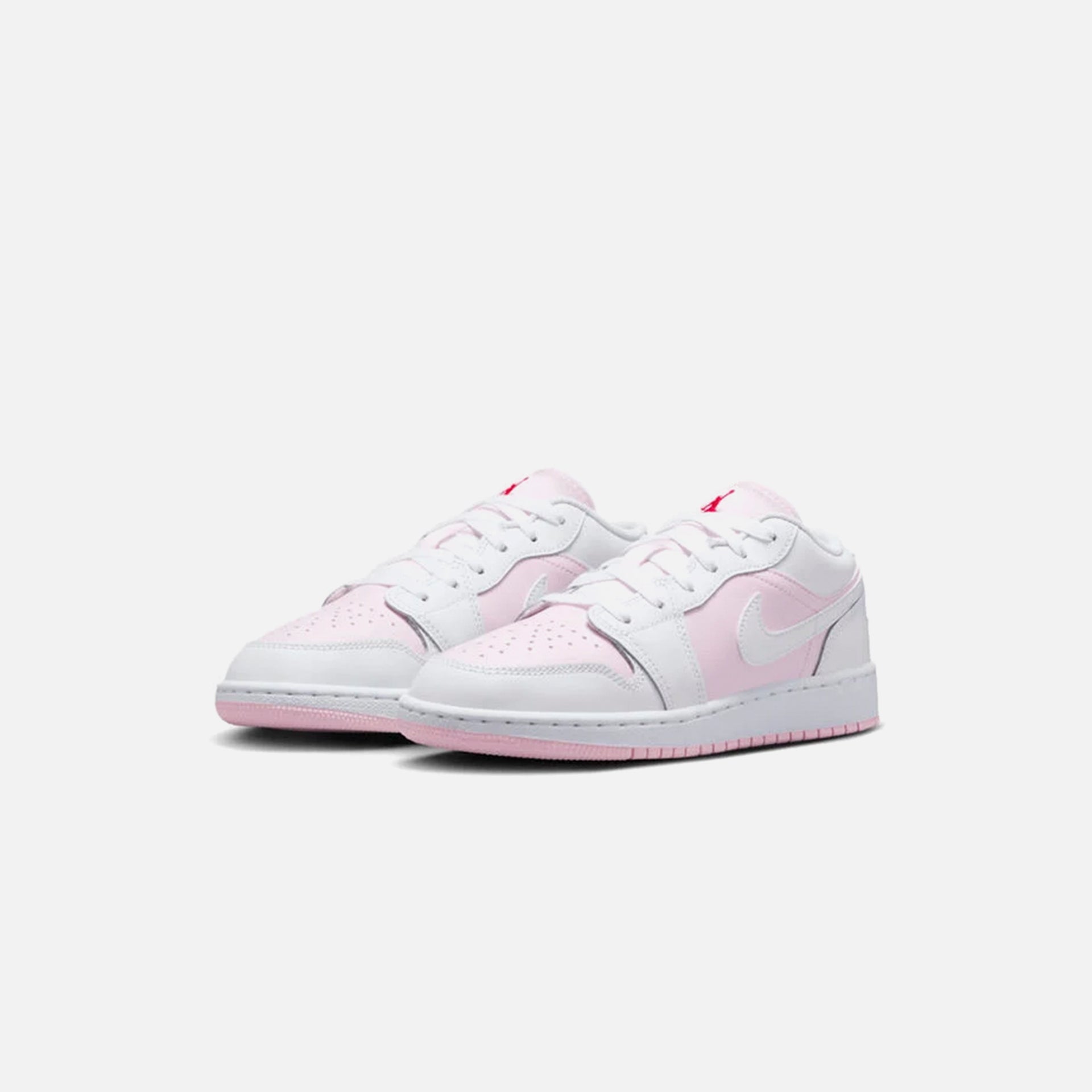 Nike GS Air Jordan 1 Low Bg - Pink Foam / White / Fire Red