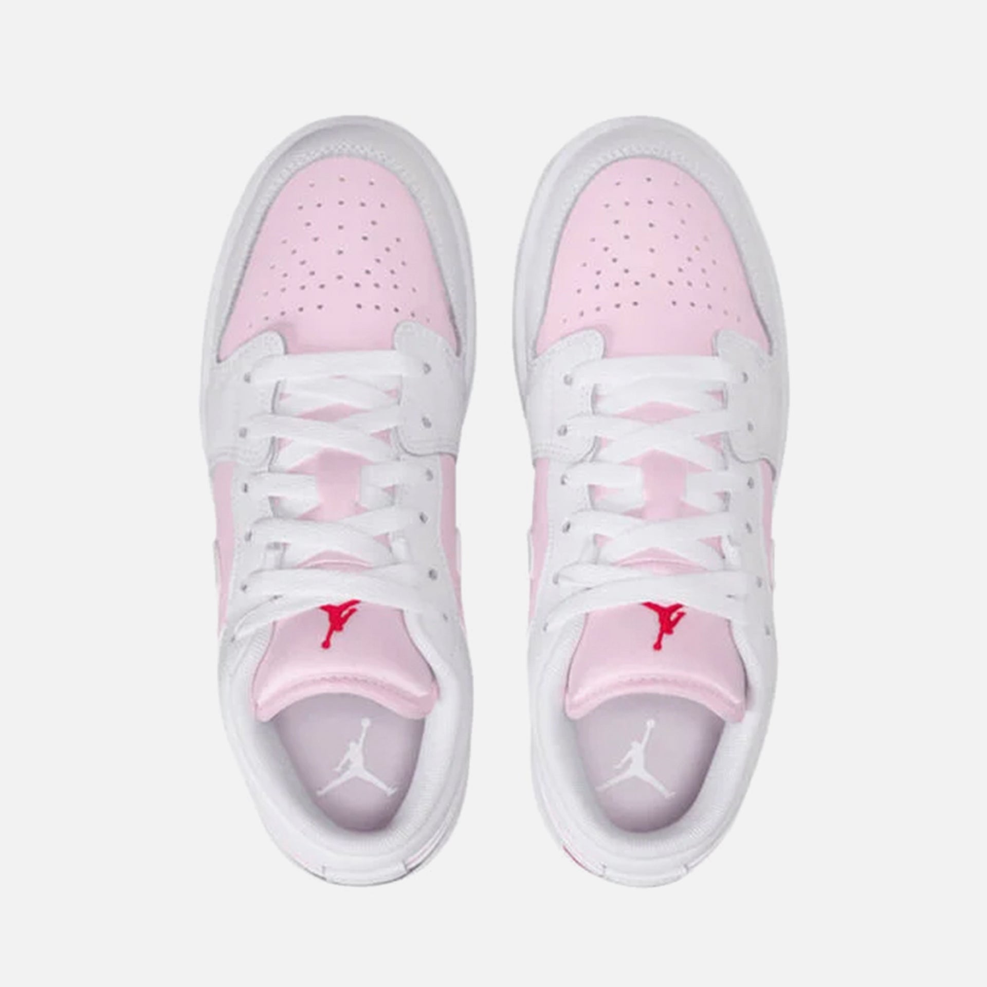 Nike GS Air Jordan 1 Low Bg - Pink Foam / White / Fire Red