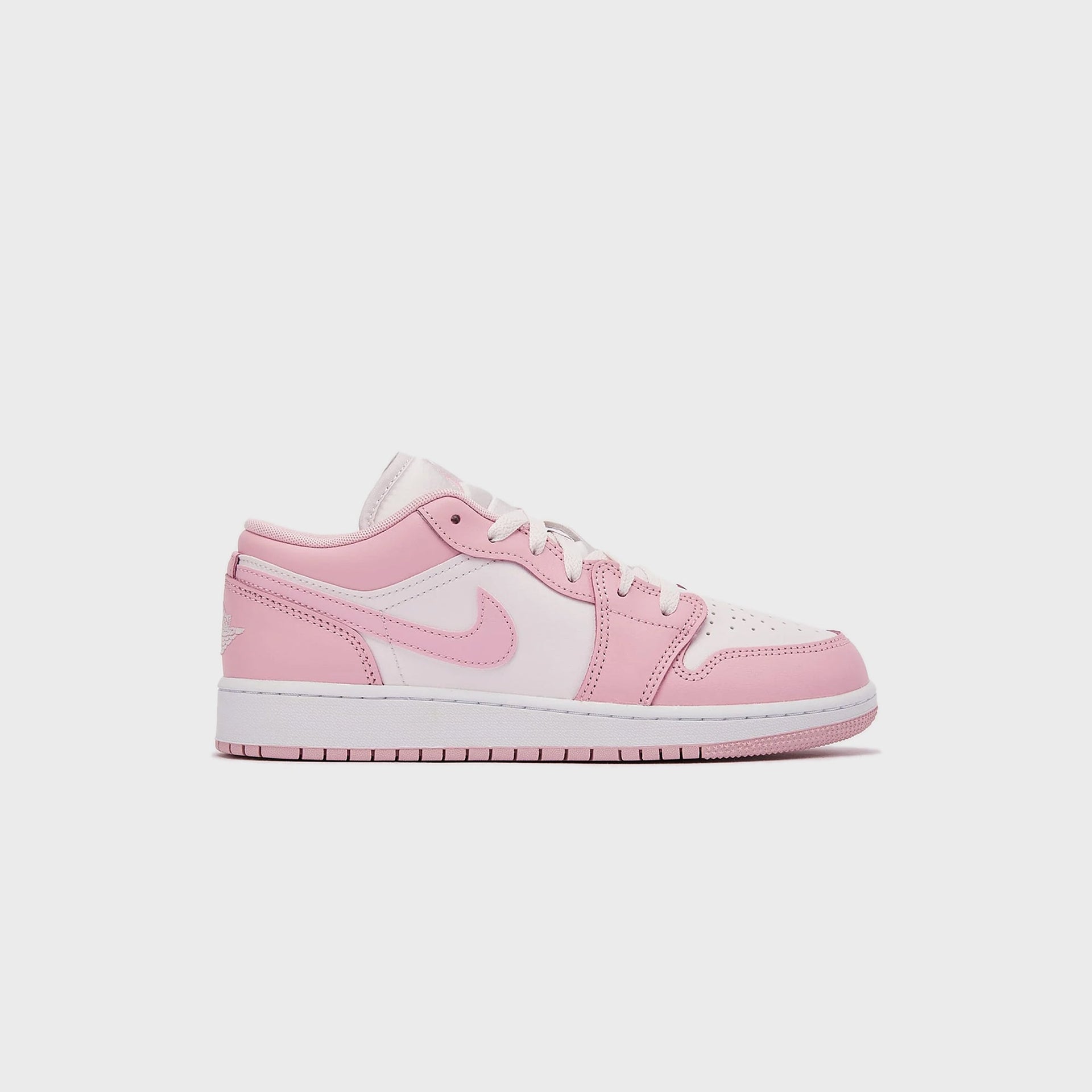 Nike GS Air Jordan 1 Low - Med Soft Pink / Pearl Pink / White