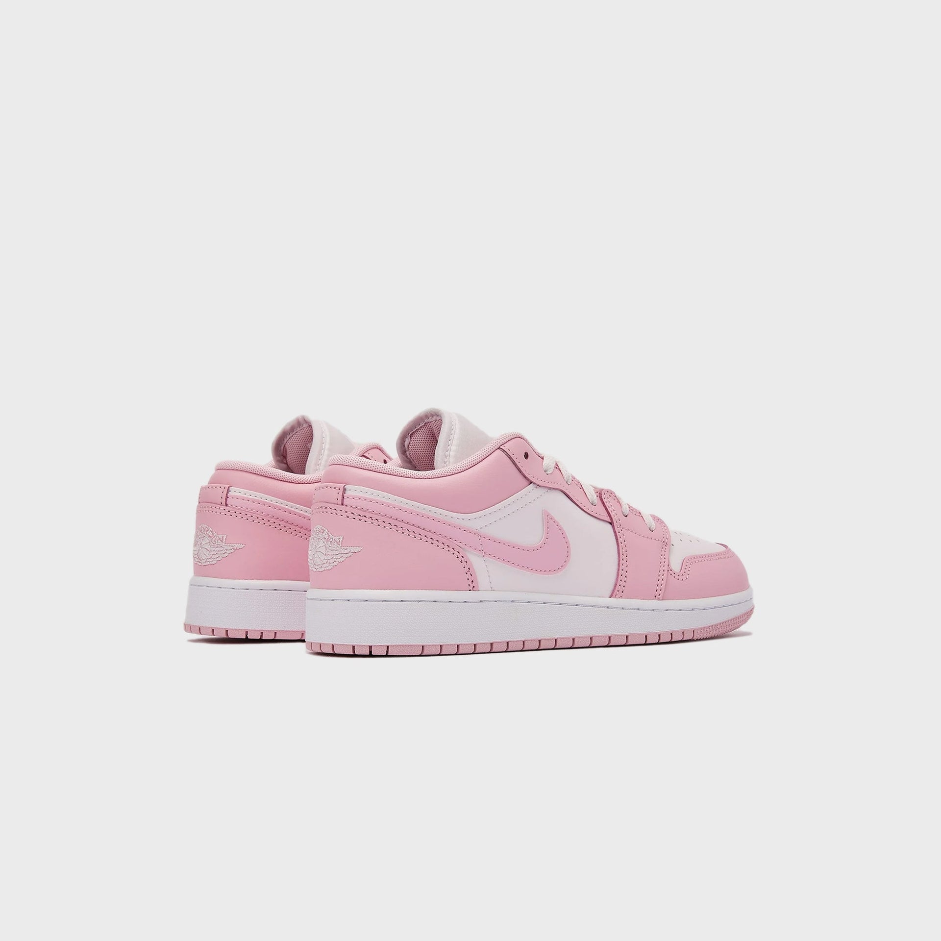 Nike GS Air Jordan 1 Low - Med Soft Pink / Pearl Pink / White