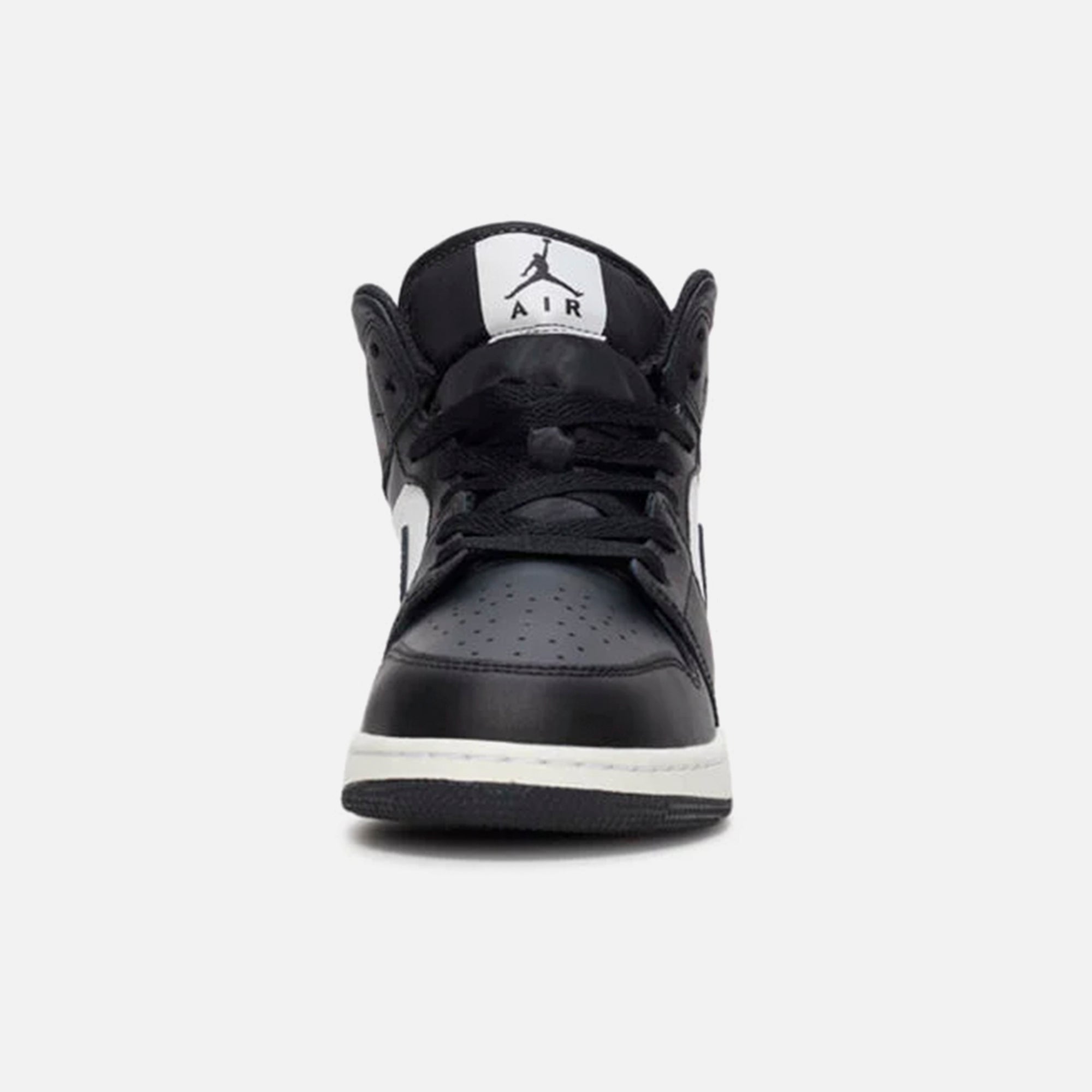 Nike GS Air Jordan 1 Mid - Black / Summit White / Off Noir