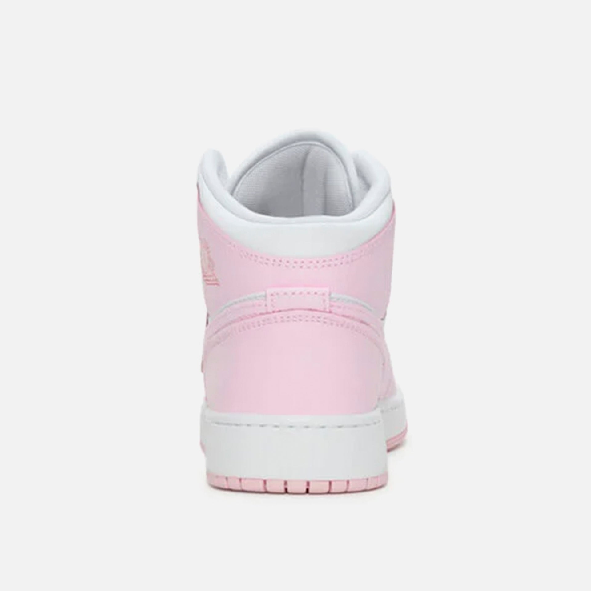 Nike Air GS Jordan 1 Mid Bg - Pink Foam / White / Fire Red