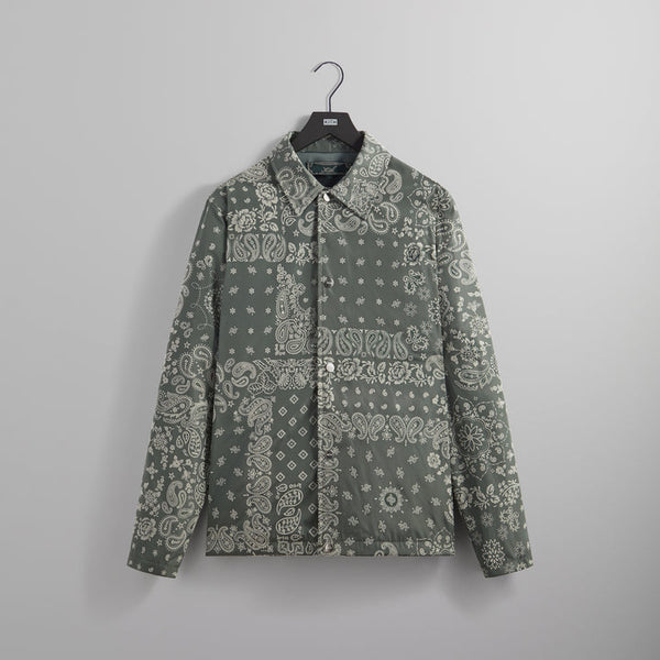 Kith Flocked Deconstructed Bandana Coaches Jacket - Court – Kith 