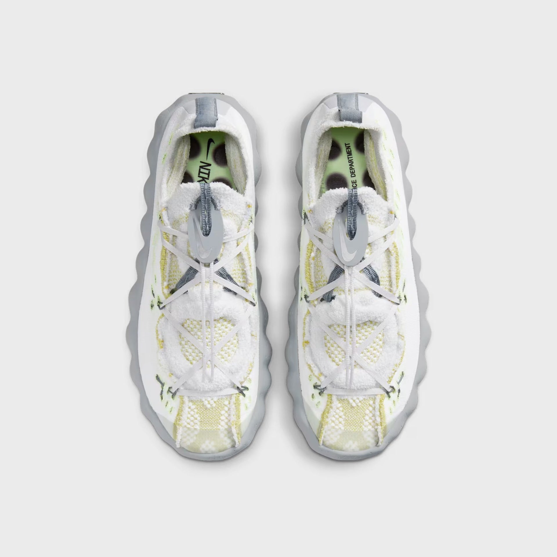 Nike Mind 002 Flyknit - White / Dark Grey / Pure Platinum / Wolf Grey / Barely Volt
