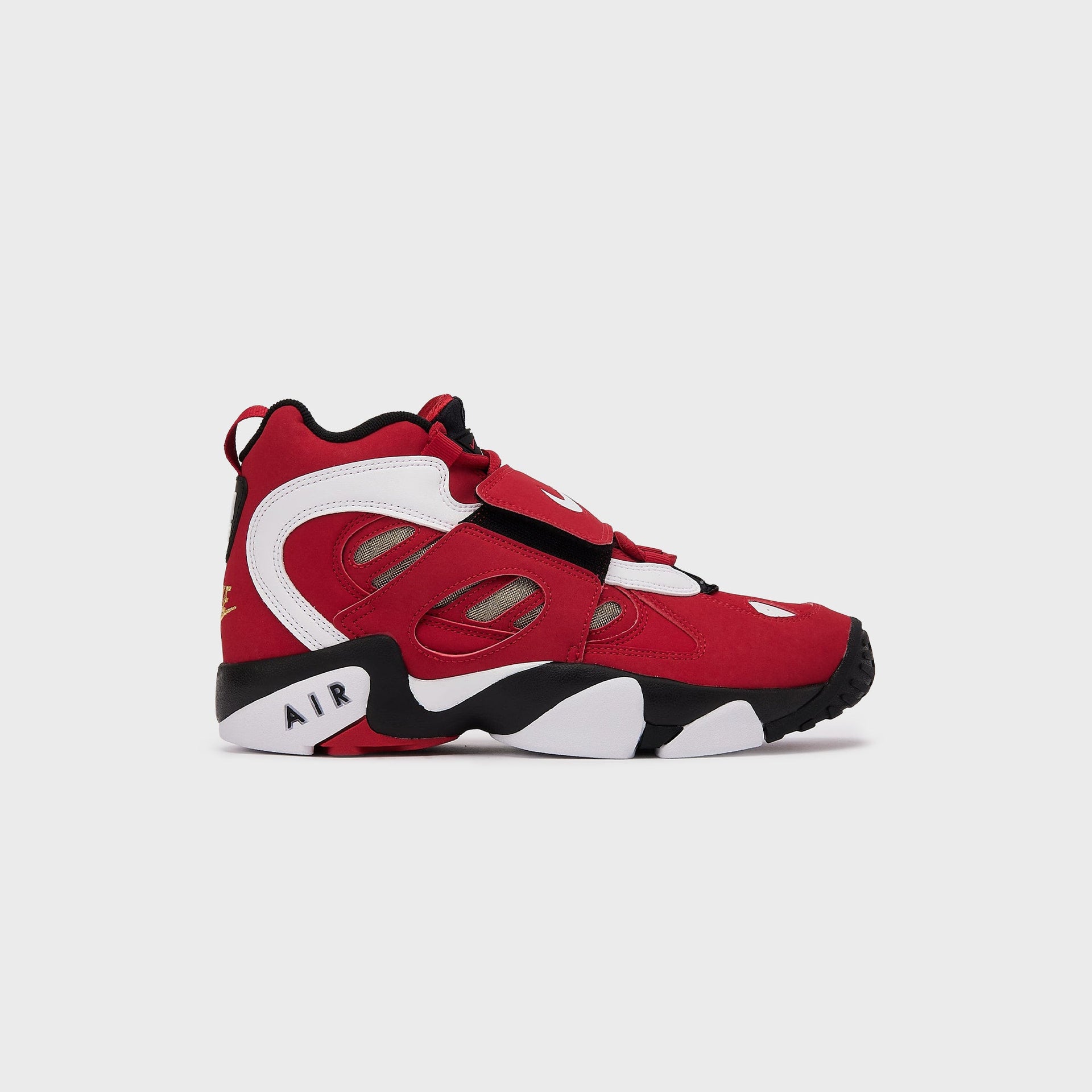 Nike Air Diamond Turf 2 - Fire Red / White / Black / Metallic Gold