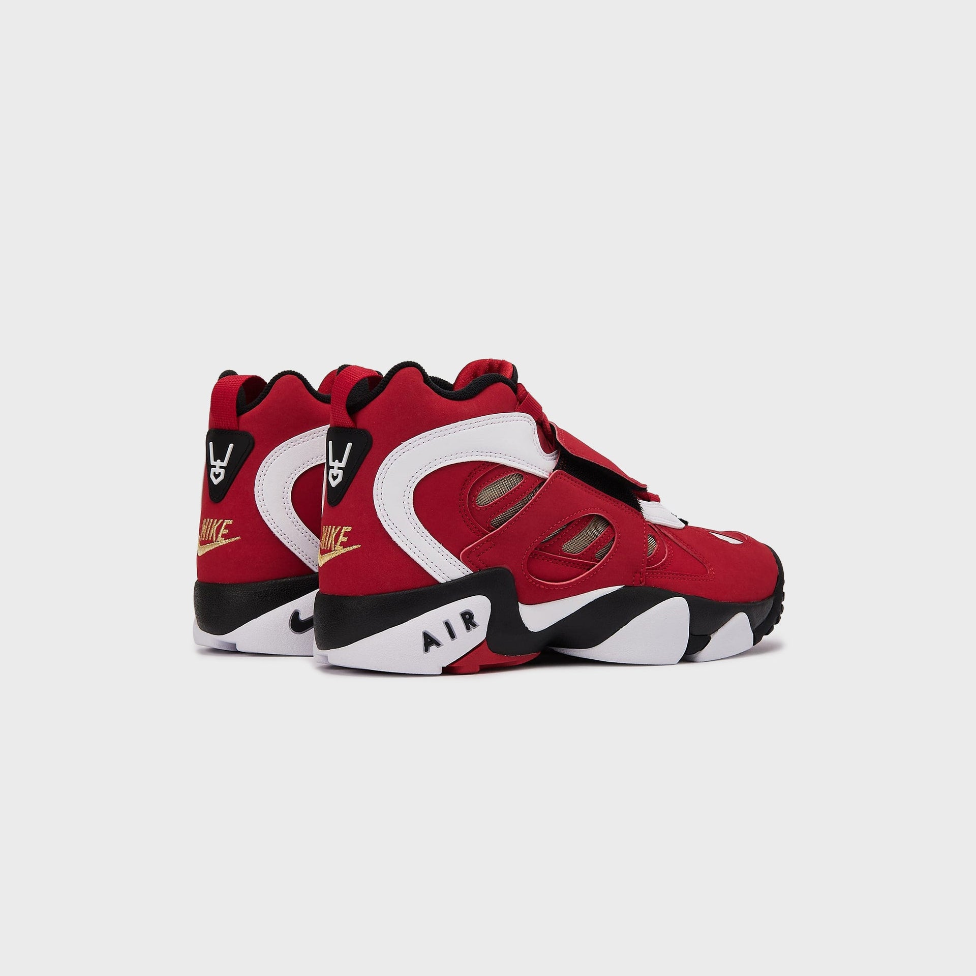 Nike Air Diamond Turf 2 - Fire Red / White / Black / Metallic Gold