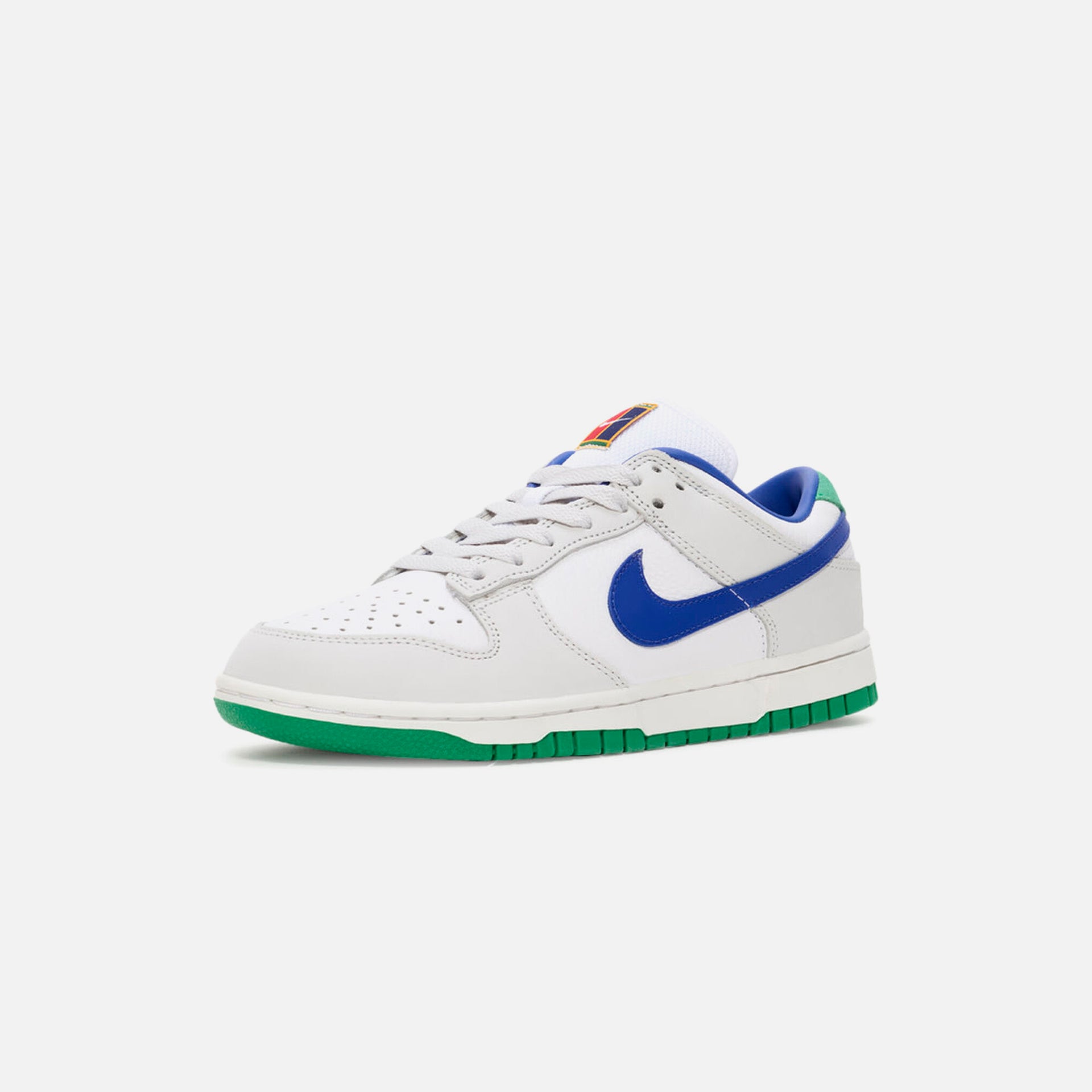 Nike WMNS Dunk Low PRM - White / Photo Blue / Photon Dust / Stadium Green