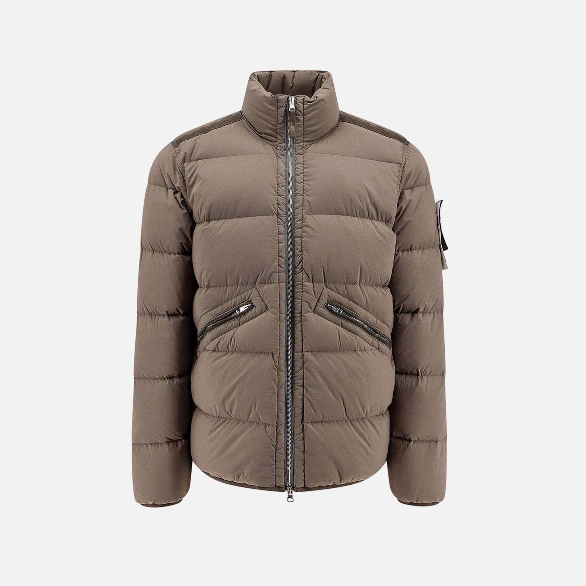 Stone Island Real Down Jacket - Walnut