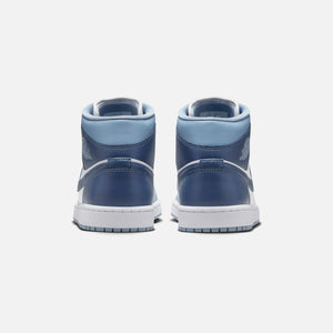 Nike WMNS Air Jordan 1 Mid - Sail / Diffused Blue / Blue Grey