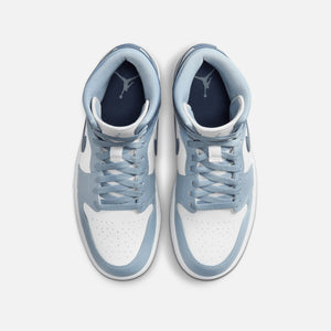Nike WMNS Air Jordan 1 Mid - Sail / Diffused Blue / Blue Grey